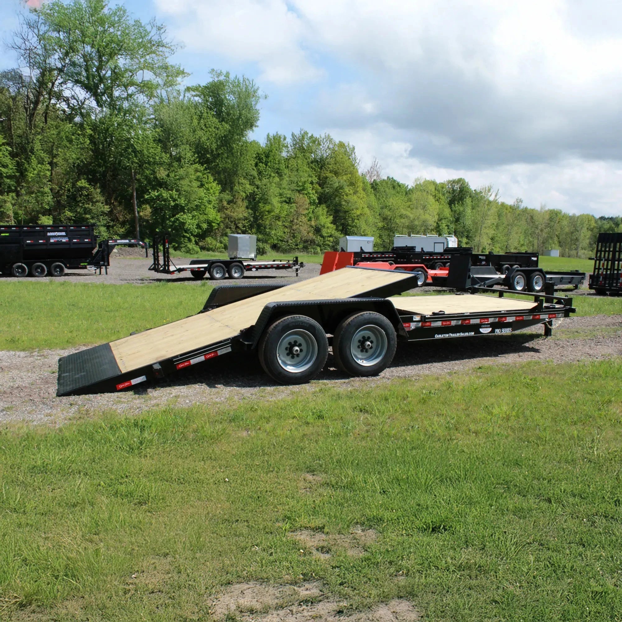 22' Equipment Tilt Trailer 17k GVWR - 75267