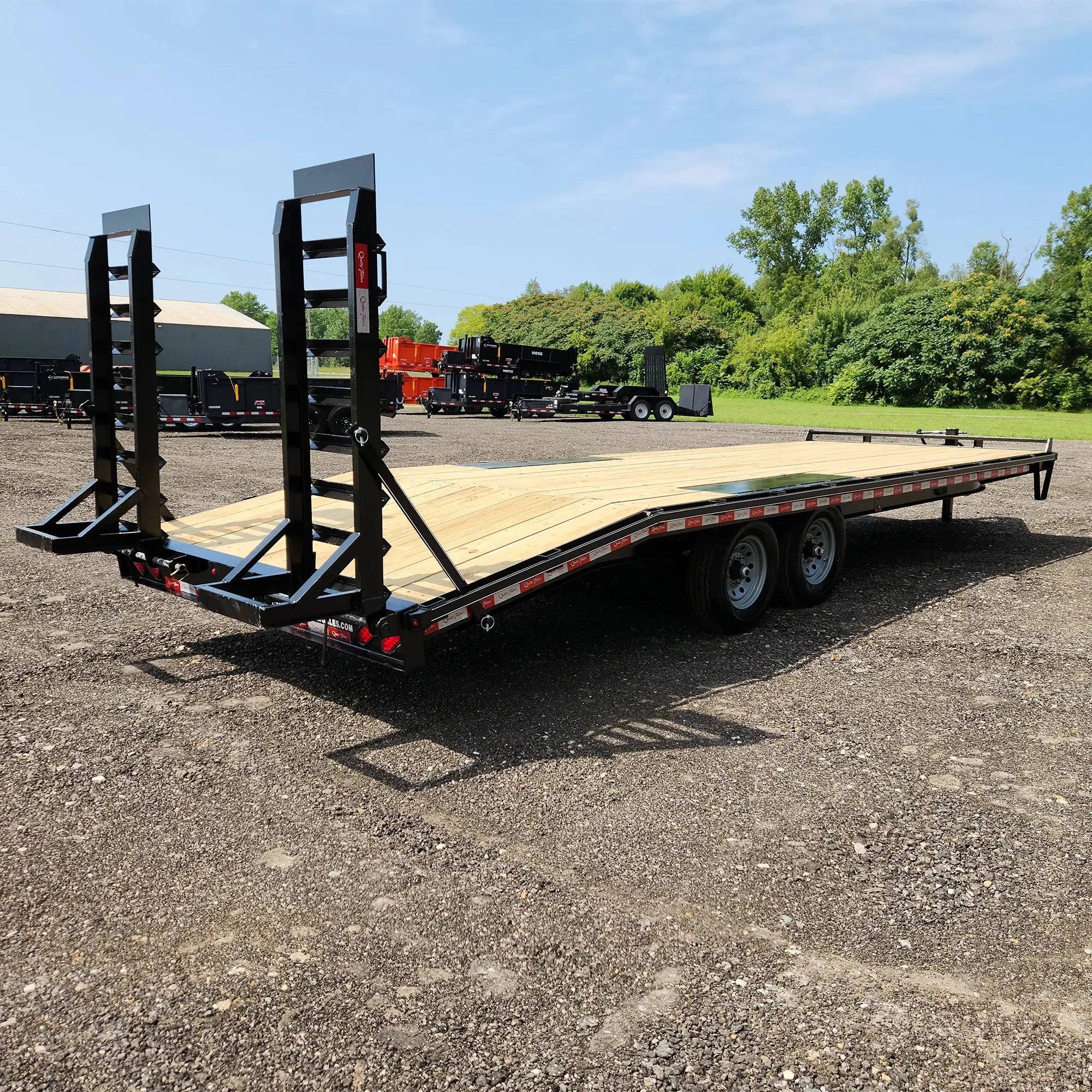 25' Deckover Equipment Trailer 25k GVWR | Quality Trailers