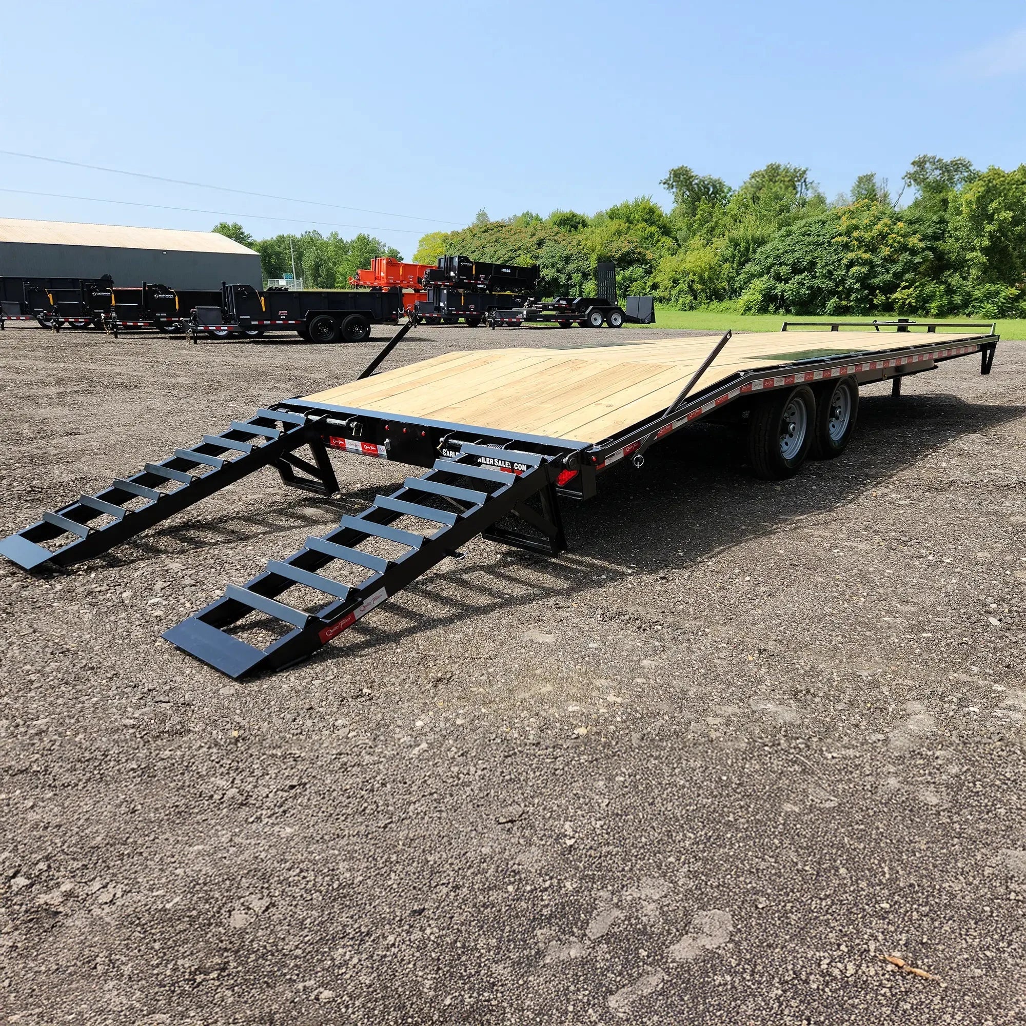 25' Deckover Equipment Trailer 25k GVWR | Quality Trailers