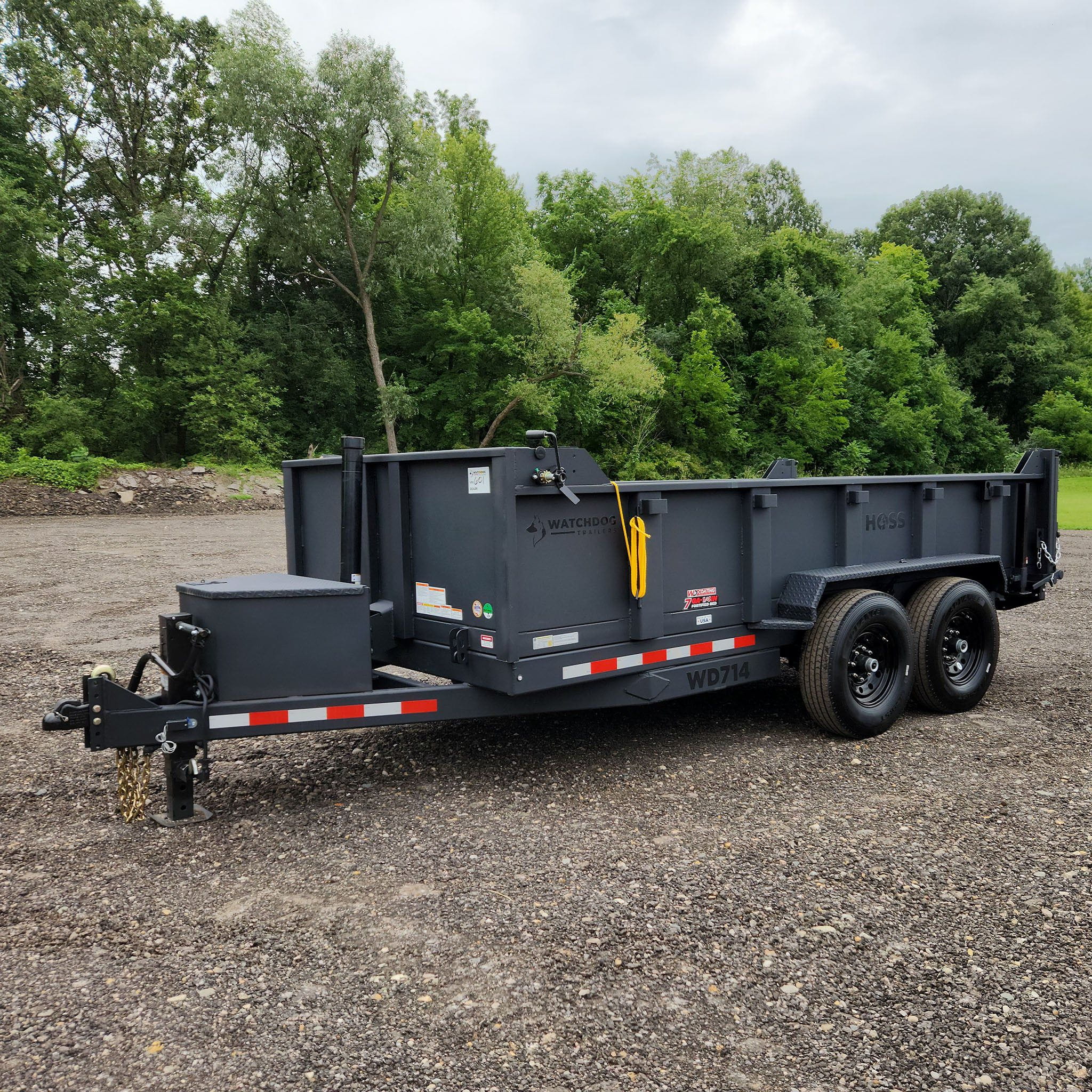 7'x14' WD Hoss Dump Trailer - 67091