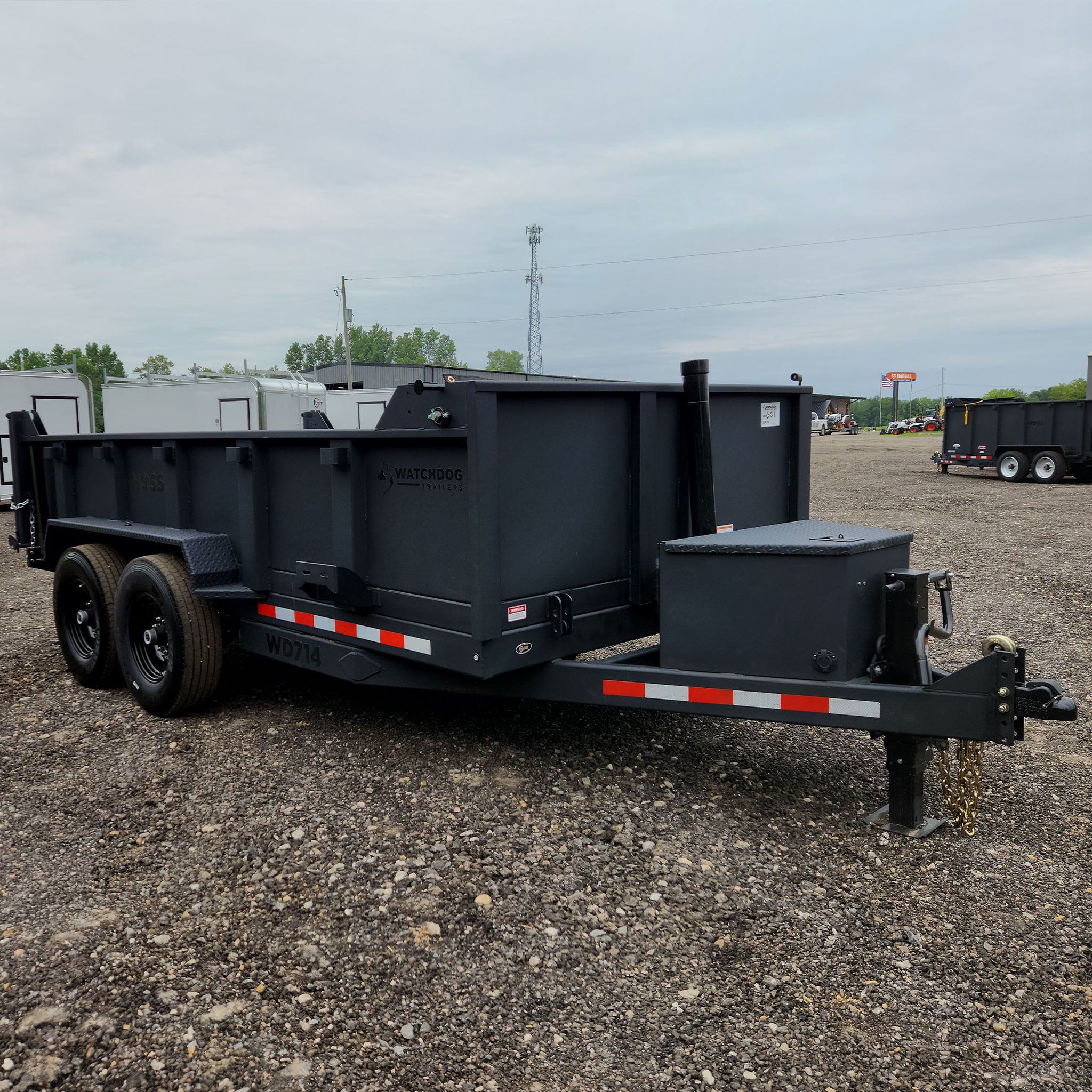 7'x14' WD Hoss Dump Trailer - 67091