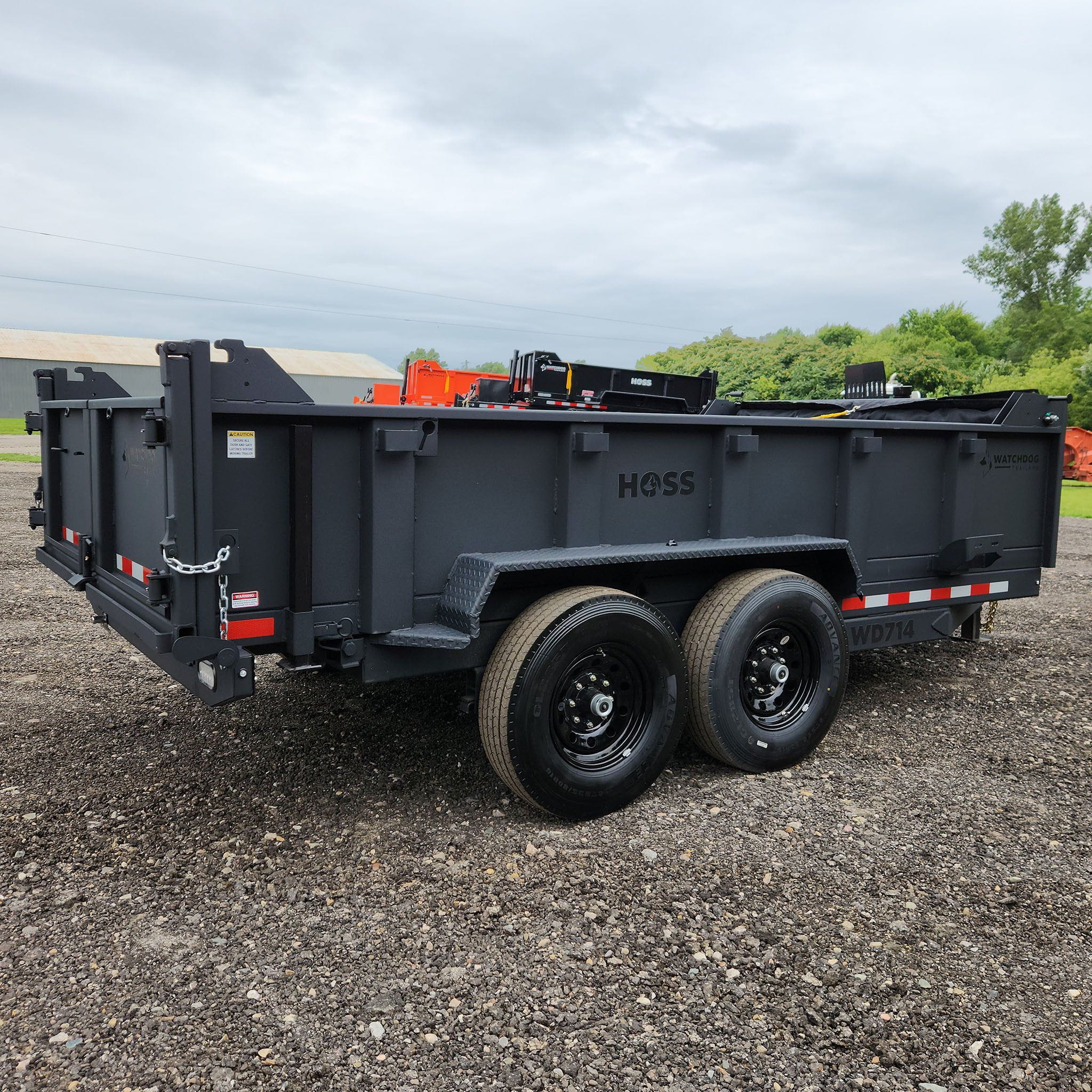 7'x14' WD Hoss Dump Trailer - 67091