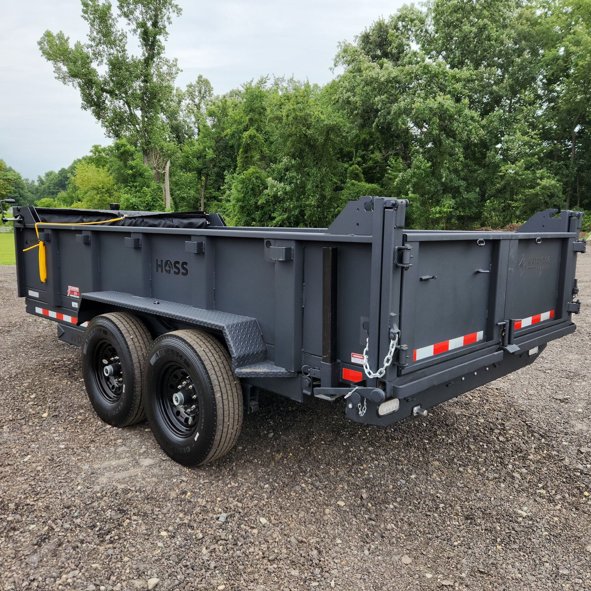 7'x14' WD Hoss Dump Trailer - 67091