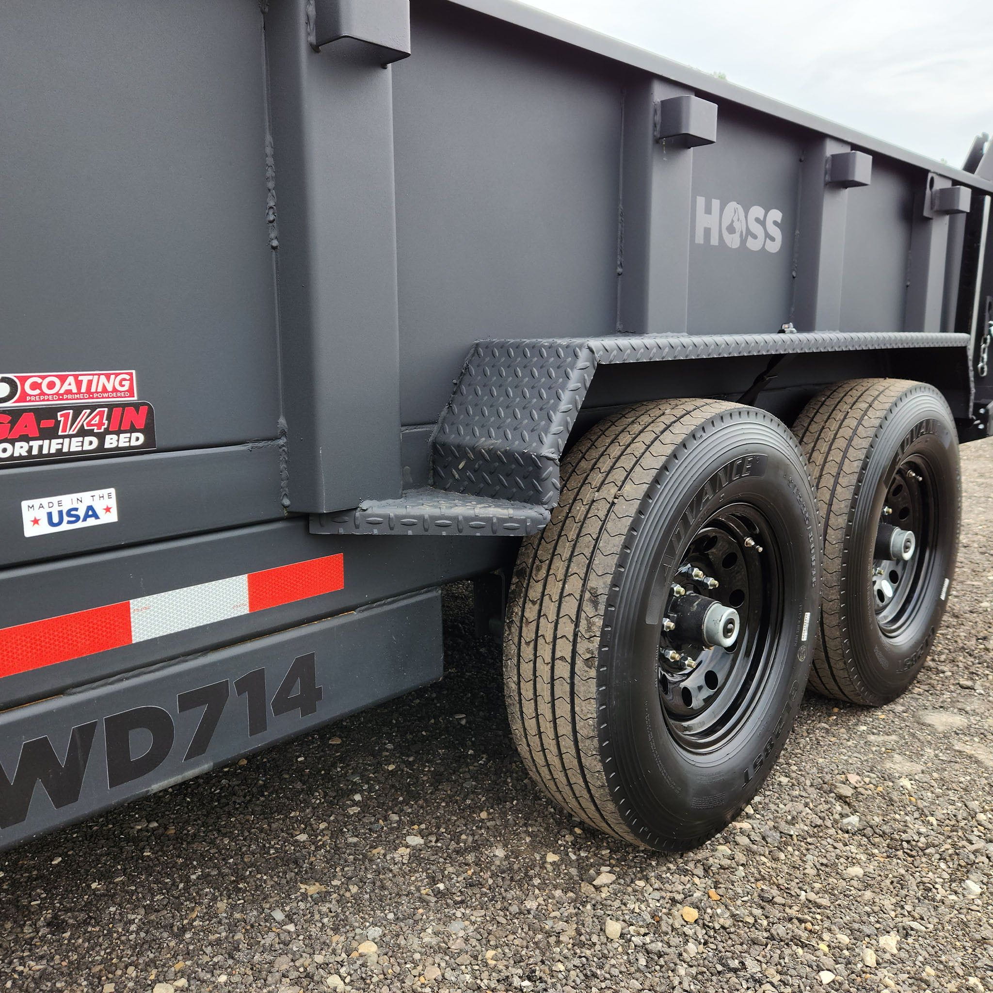 7'x14' WD Hoss Dump Trailer - 67091