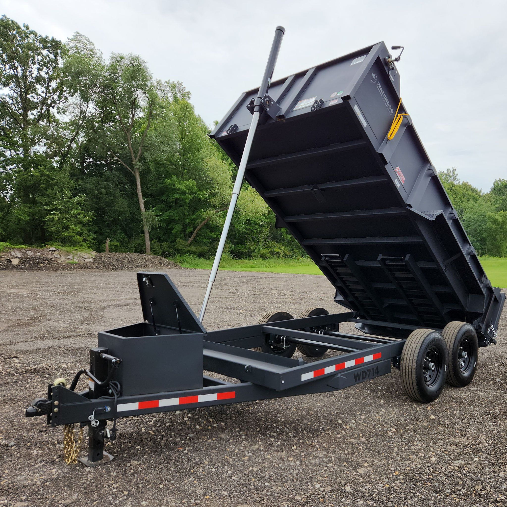 7'x14' WD Hoss Dump Trailer - 67091