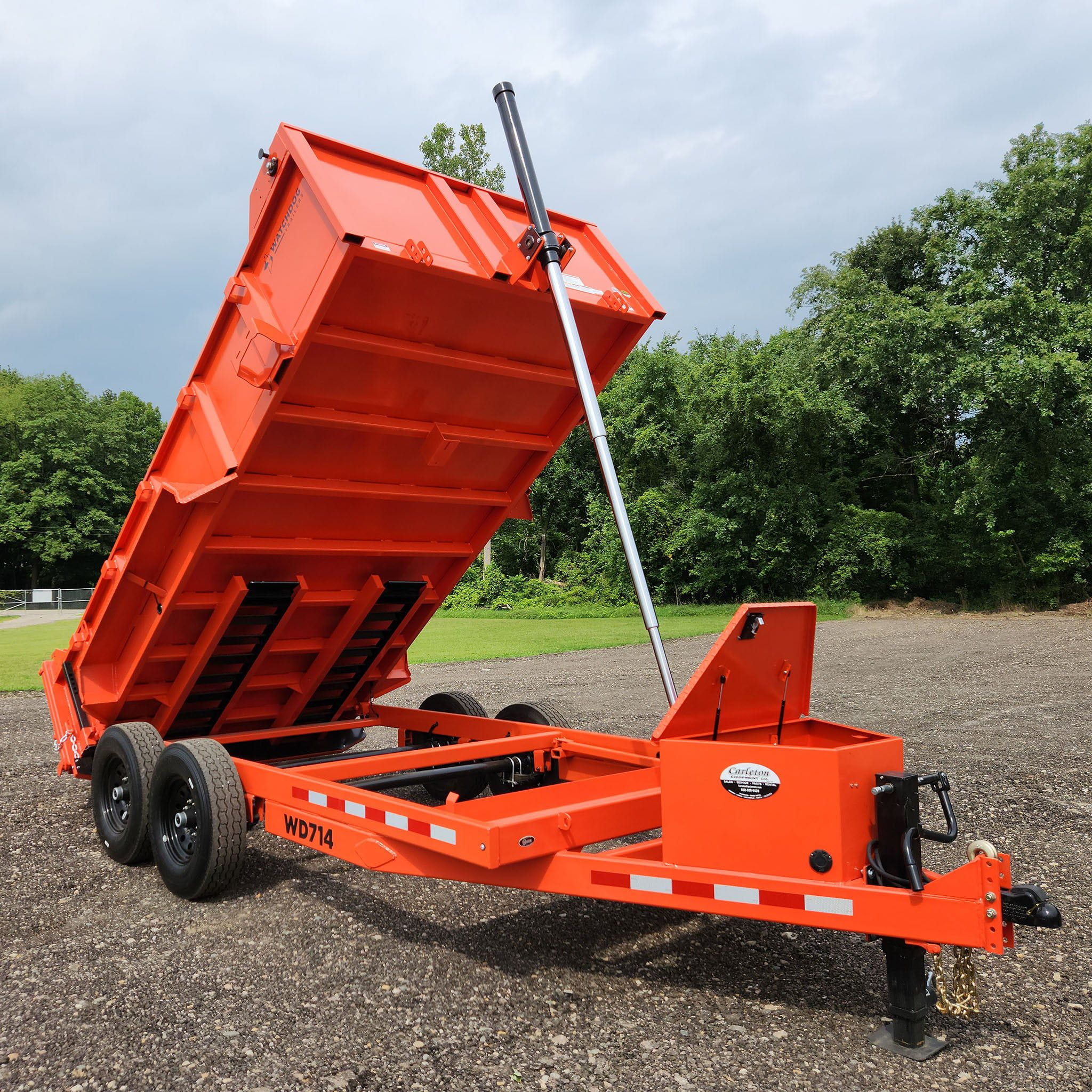 7'x14' WD Hoss Dump Trailer - 67097