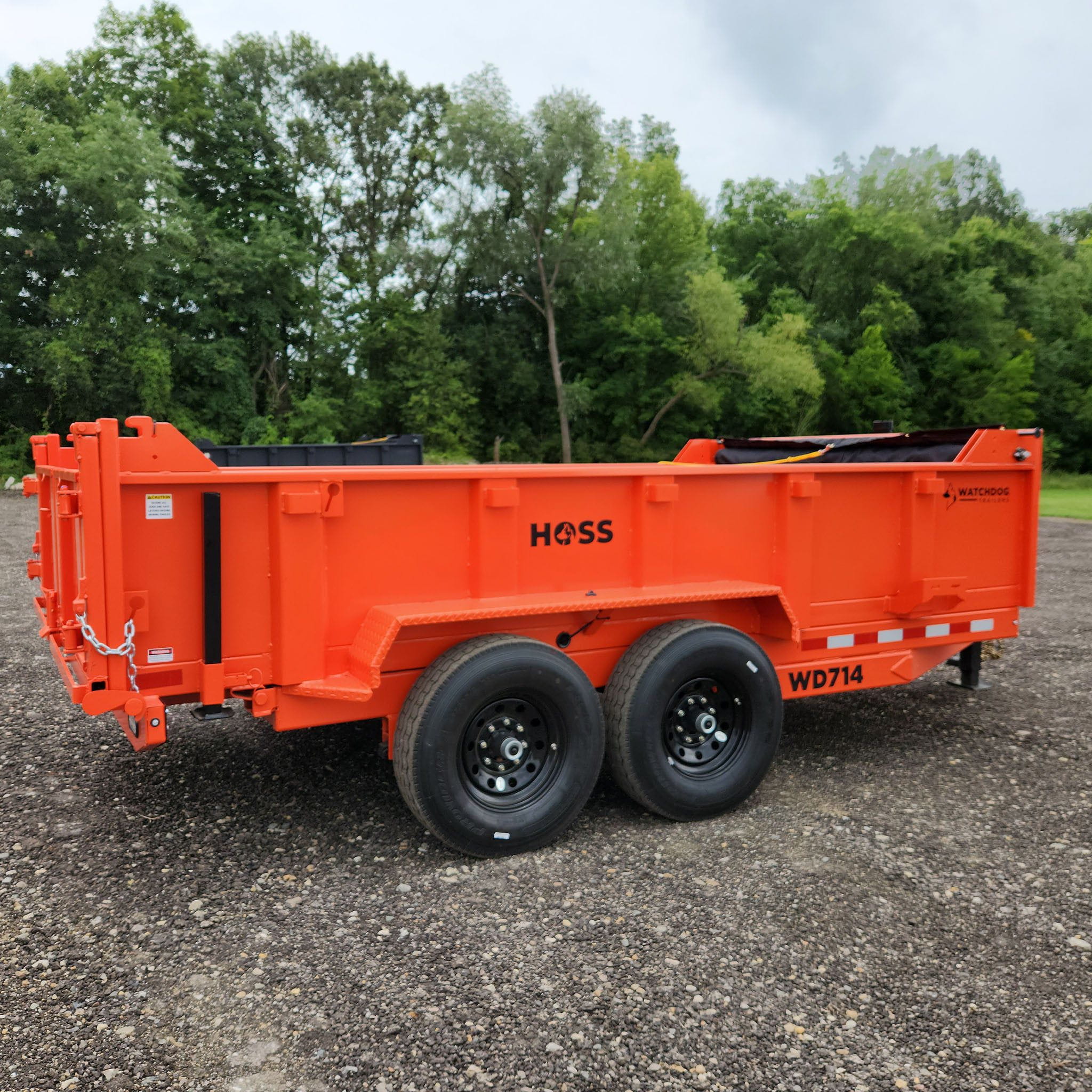 7'x14' WD Hoss Dump Trailer - 67097