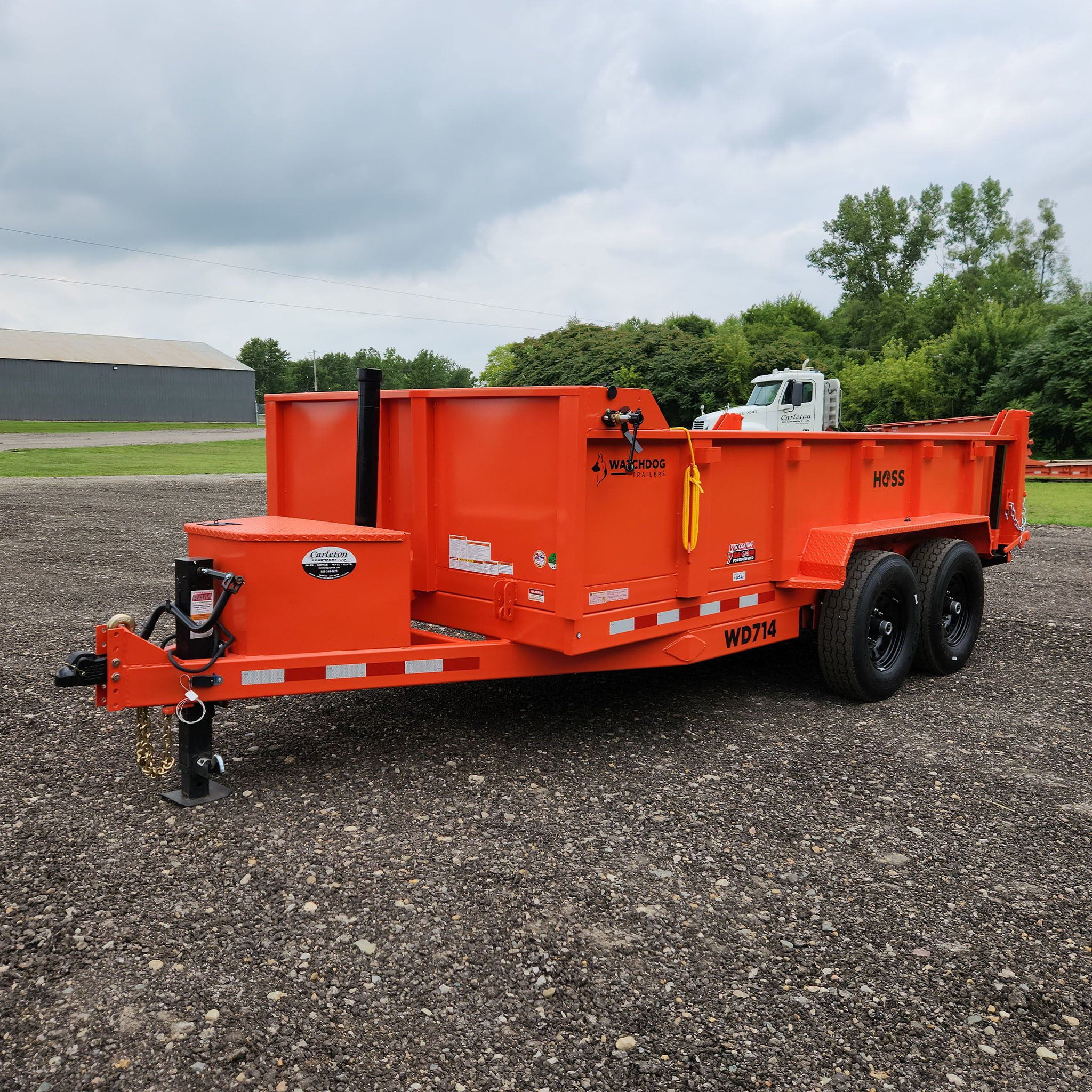 7'x14' WD Hoss Dump Trailer - 67097