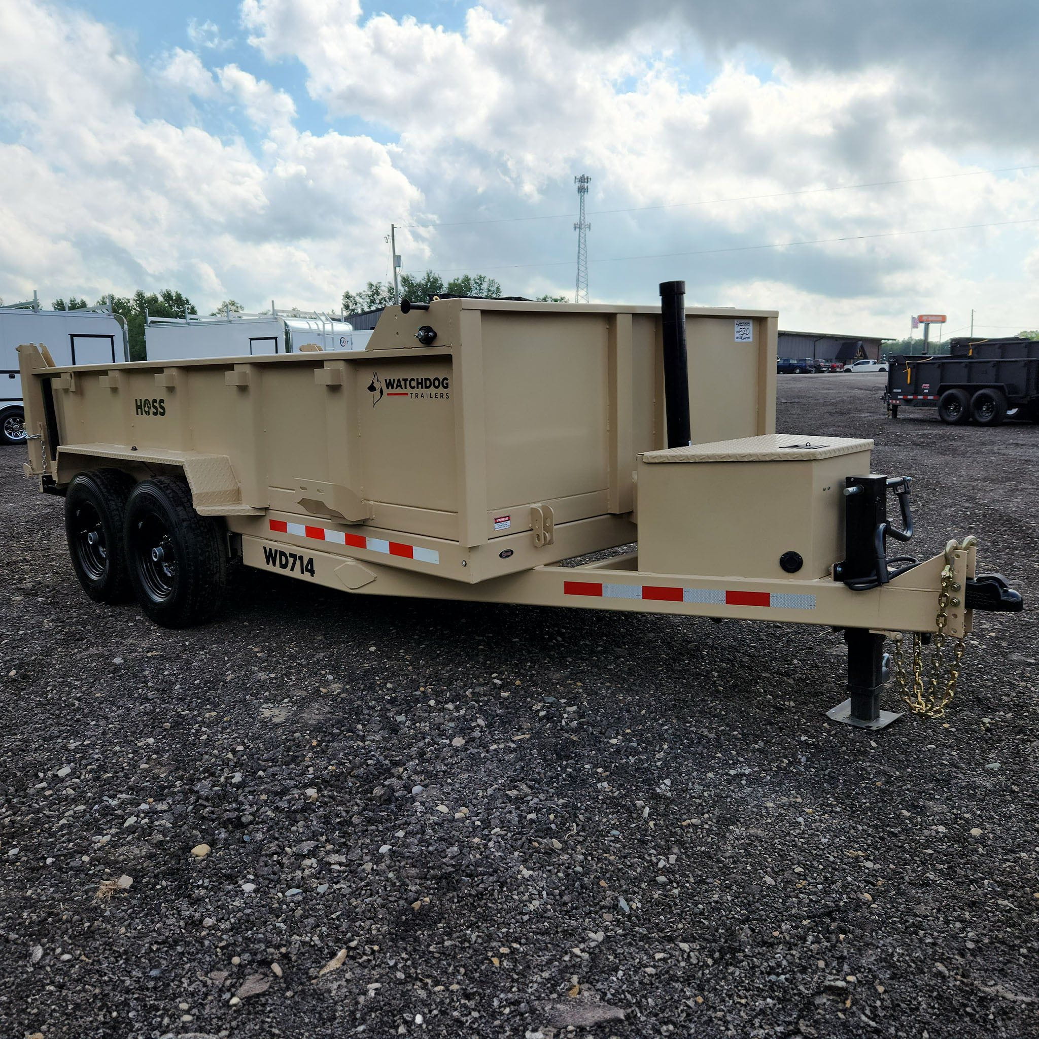7'x14' WD Hoss Dump Trailer - 67231