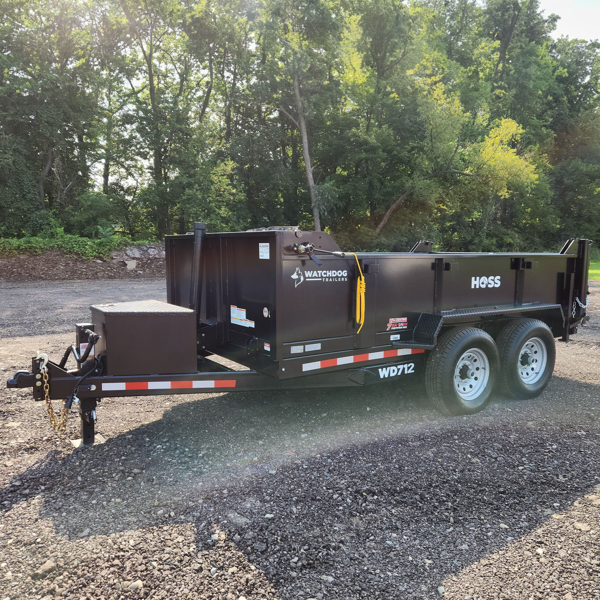 7'x12' WD Hoss Dump Trailer - 67235