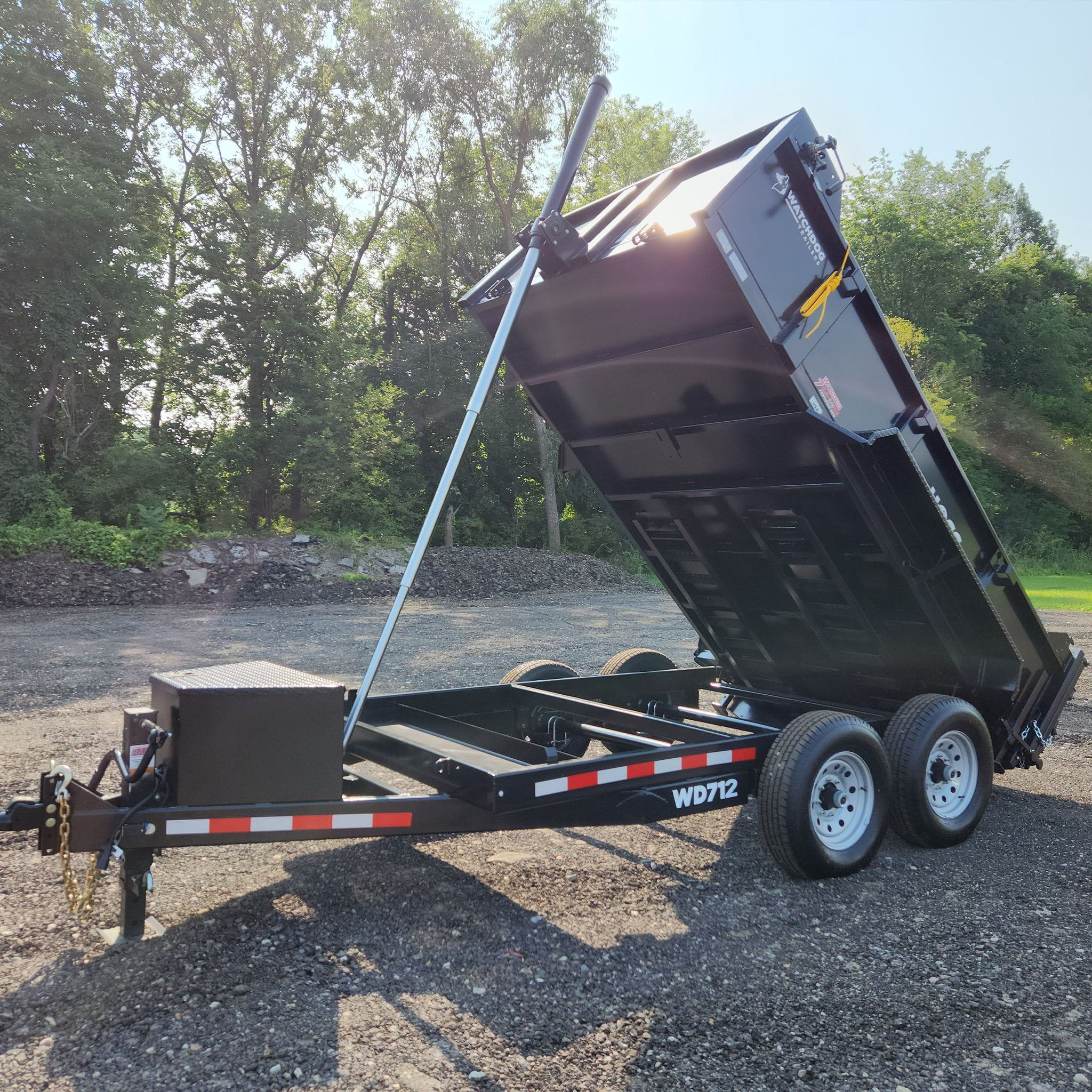 7'x12' WD Hoss Dump Trailer - 67235
