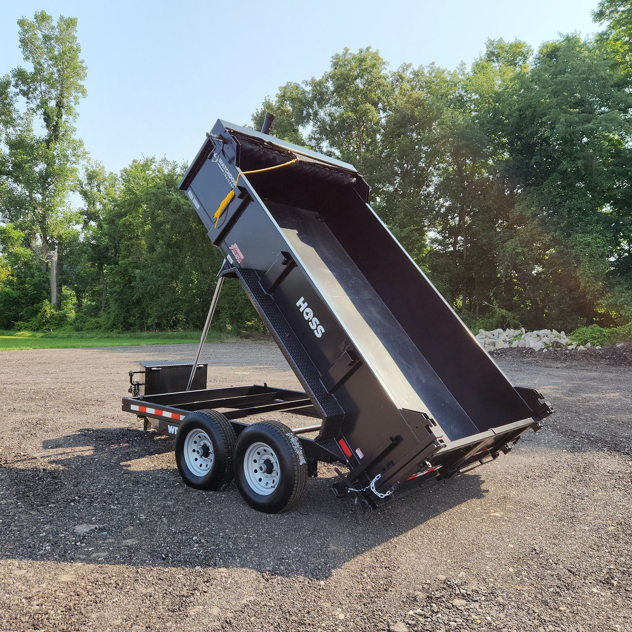 7'x12' WD Hoss Dump Trailer - 67235