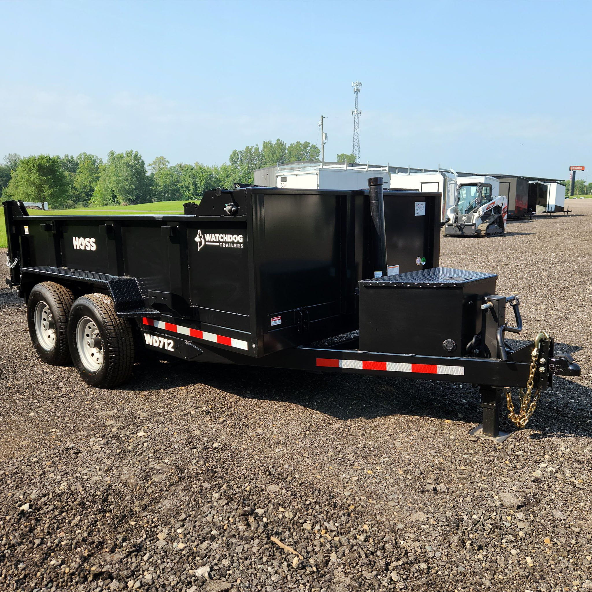 7'x12' WD Hoss Dump Trailer - 67235