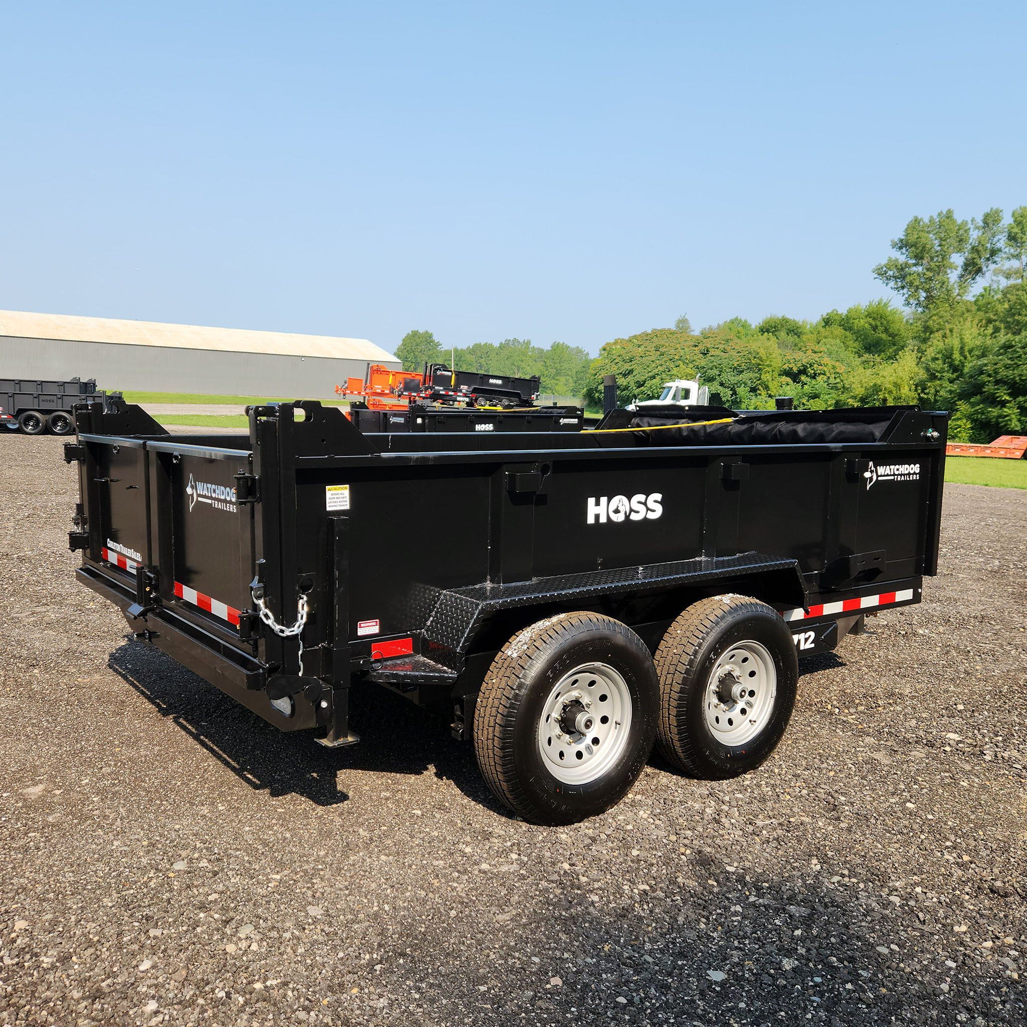 7'x12' WD Hoss Dump Trailer - 67235
