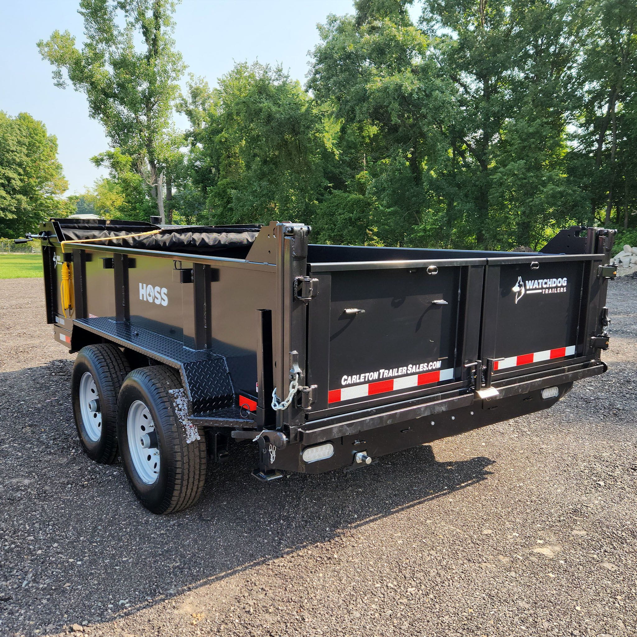 7'x12' WD Hoss Dump Trailer - 67235