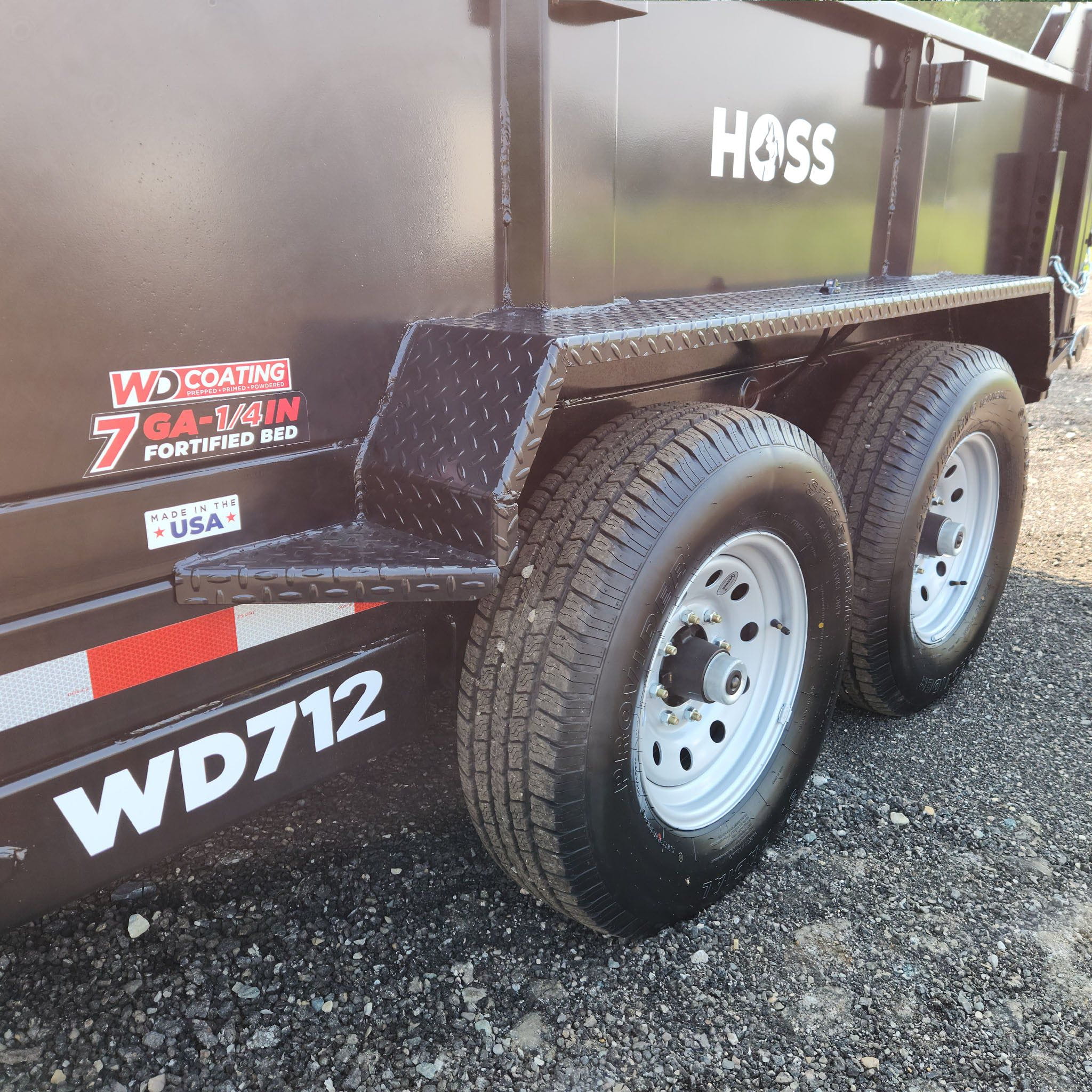 7'x12' WD Hoss Dump Trailer - 67235
