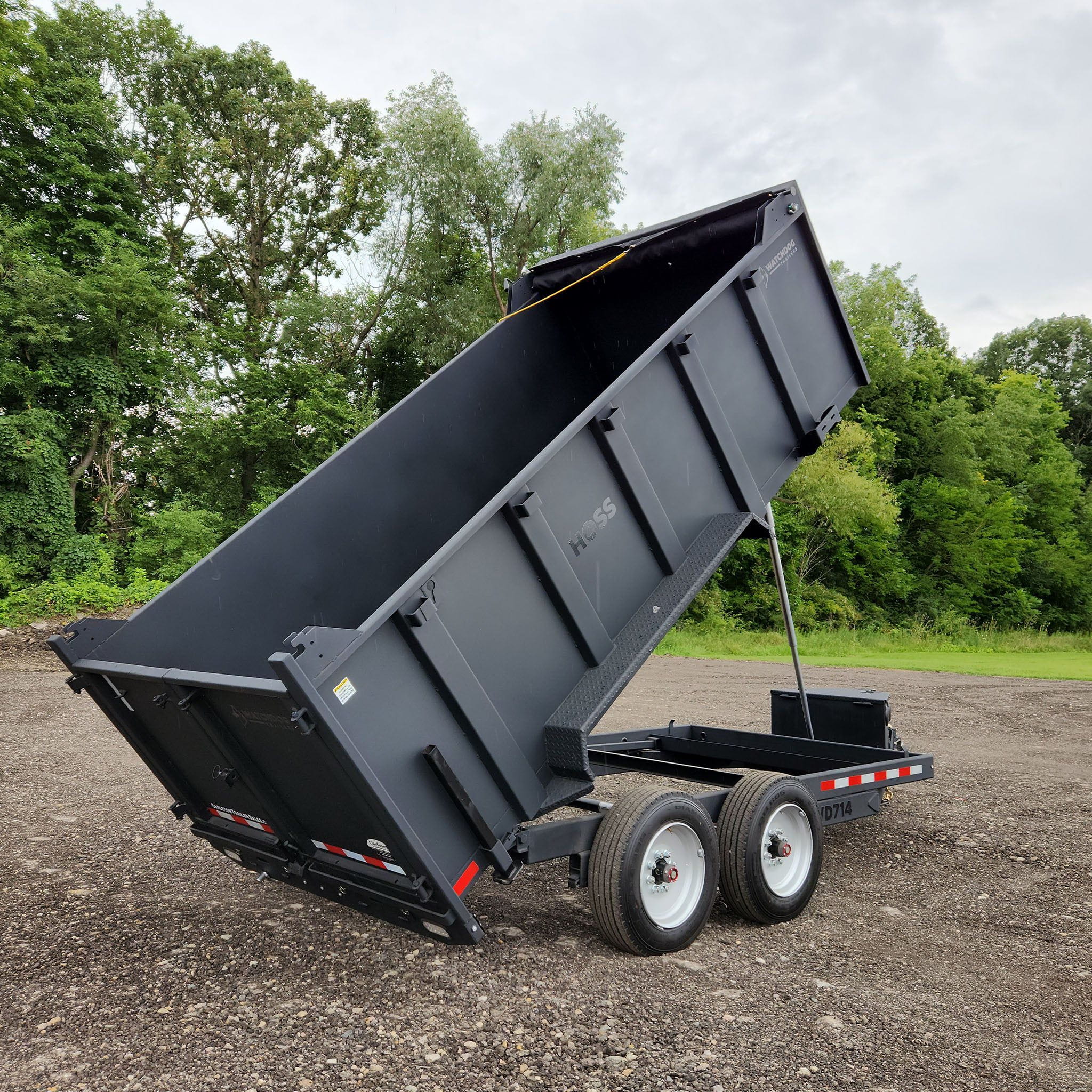7'x14' WDF Hoss Dump Trailer - 67367