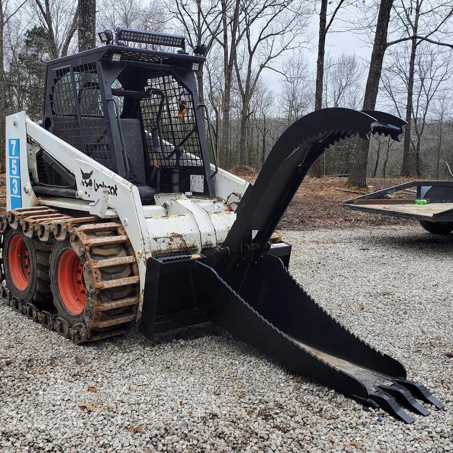 Stump Bucket Grapple | Jenkins Iron & Steel