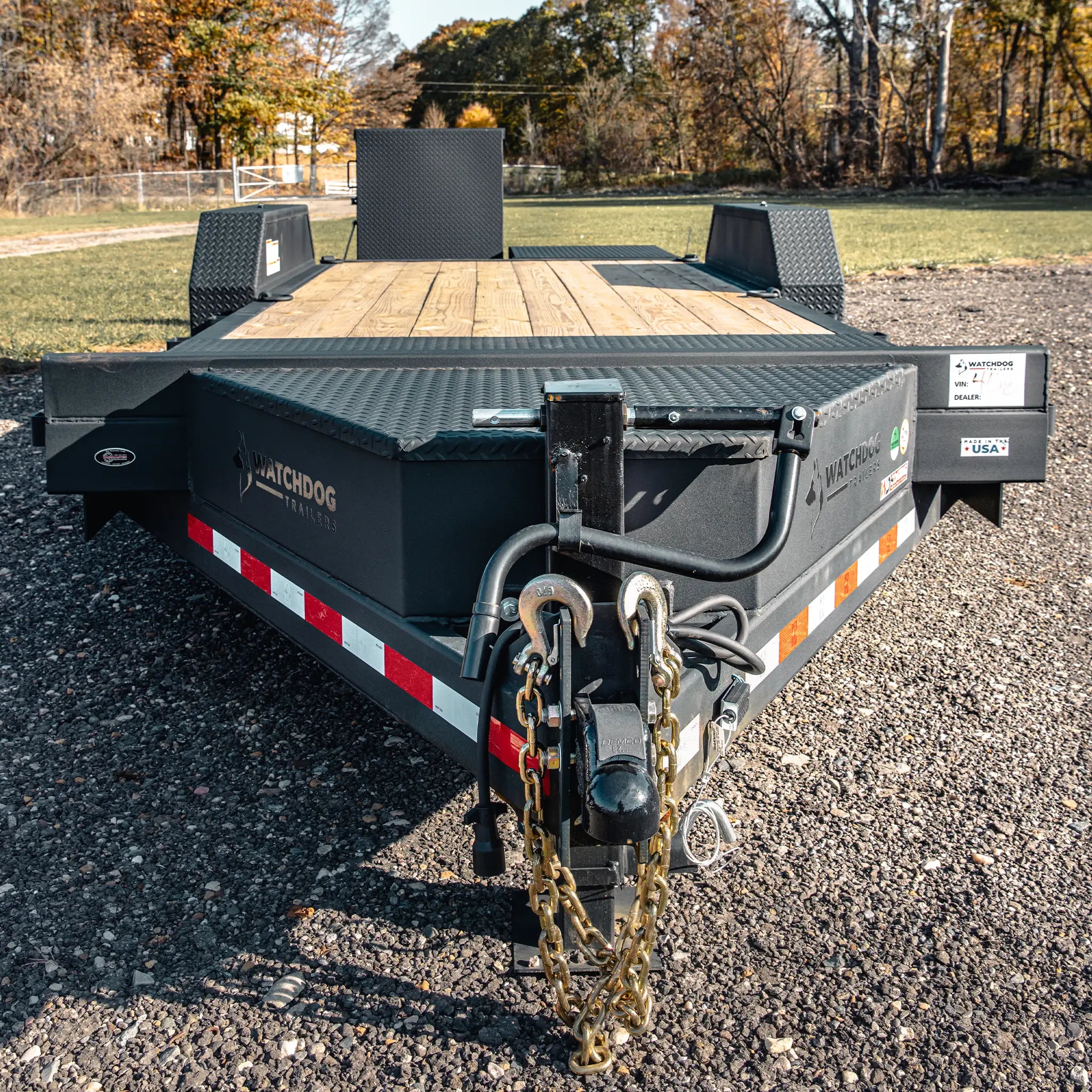 20' Equipment Trailer-Black | Watchdog