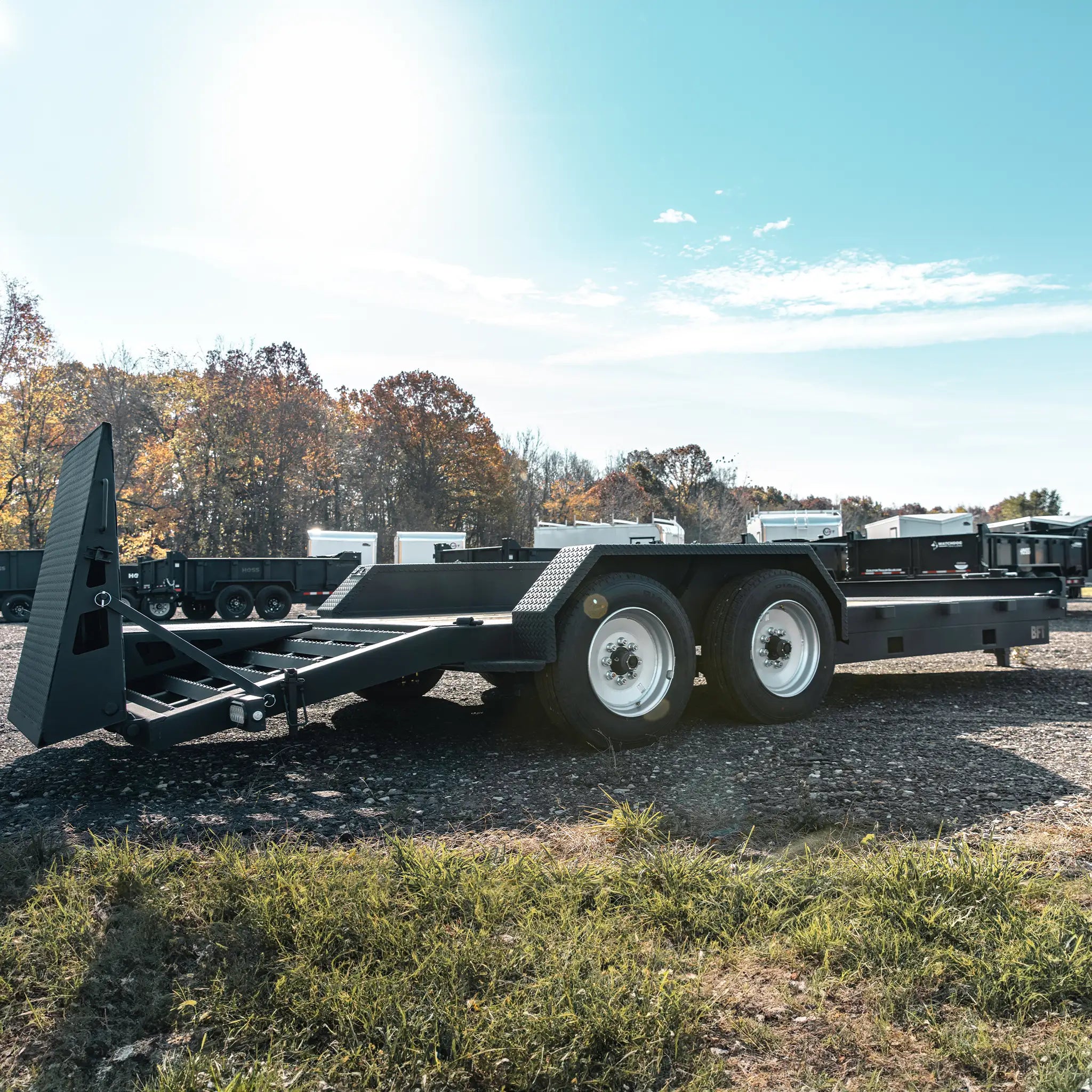20' Equipment Trailer-Black | Watchdog