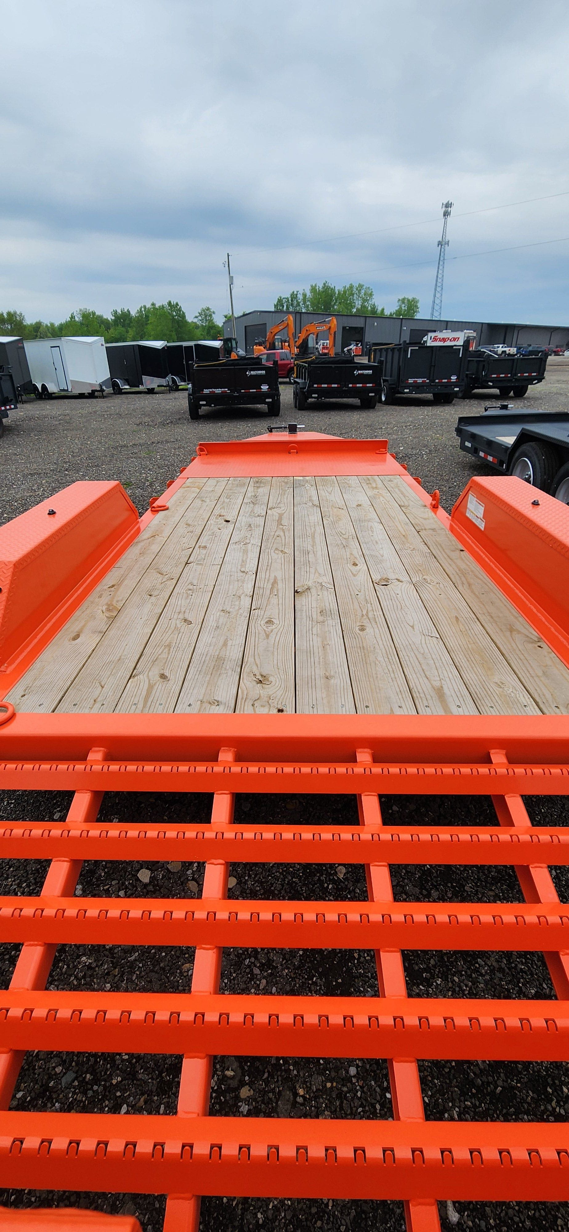 20' Equipment Trailer-Orange | Watchdog