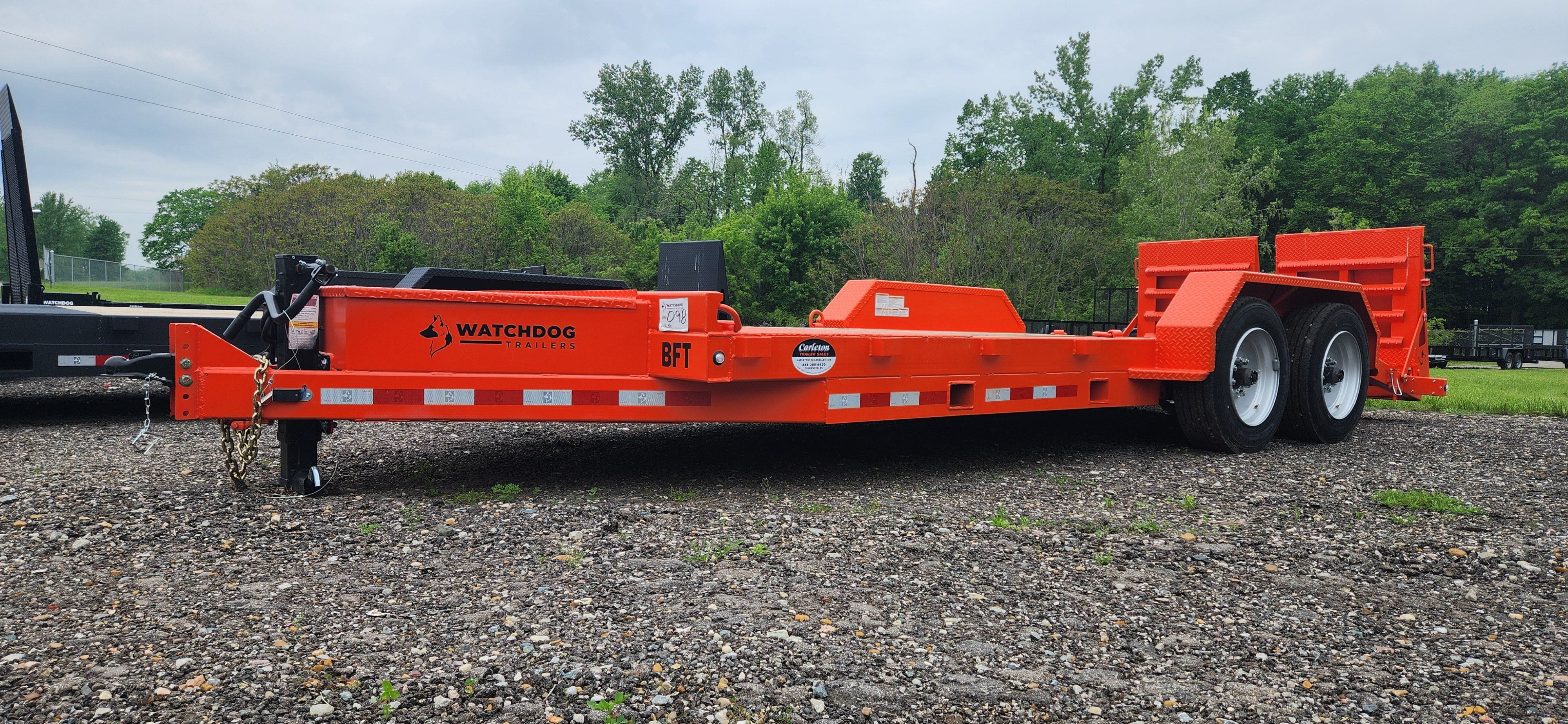 20' Equipment Trailer-Orange | Watchdog