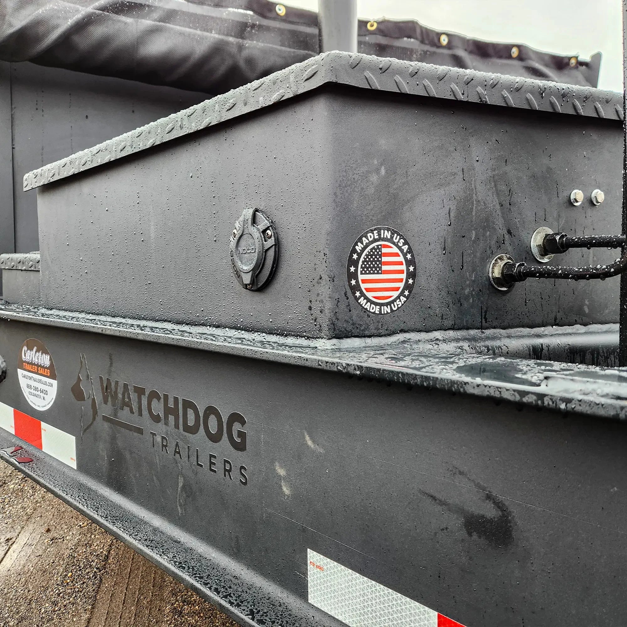 16' Pro-Line Dump Trailer Matte Black | Watchdog