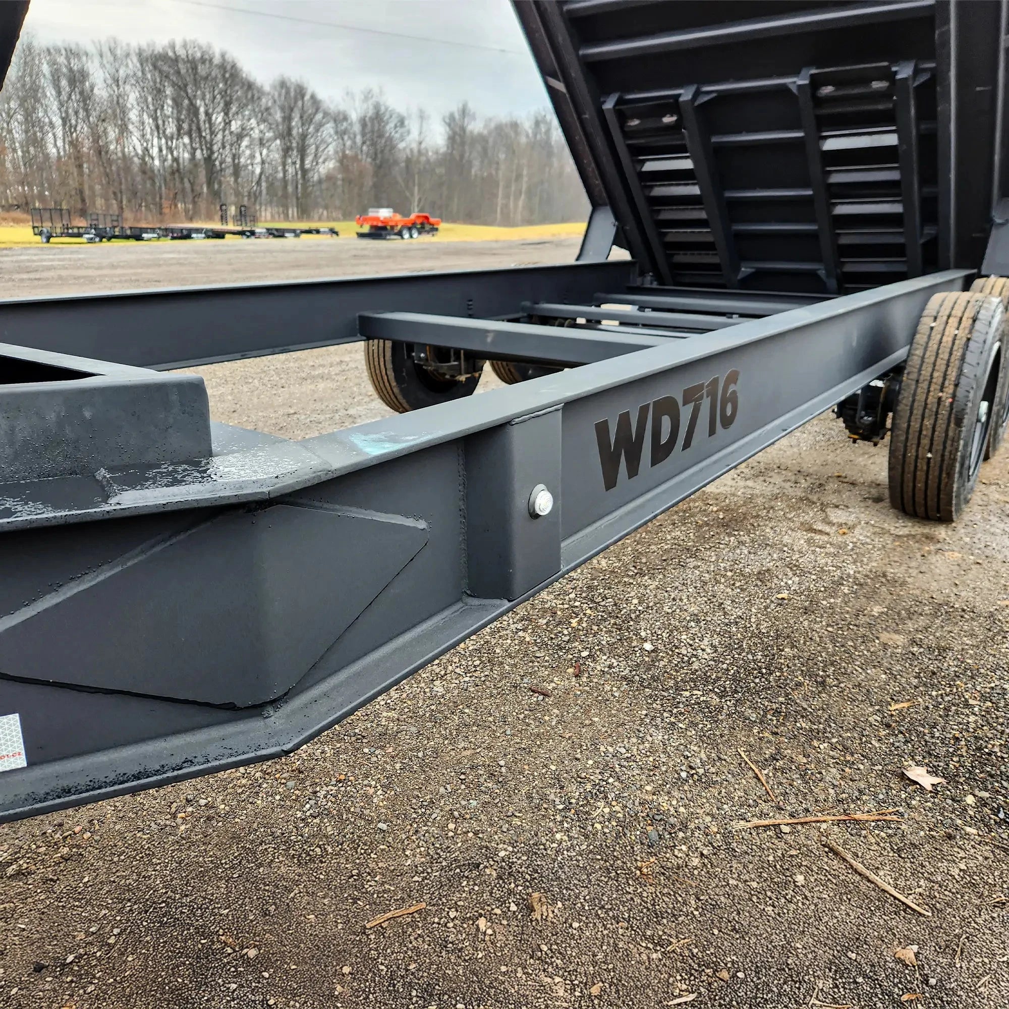 16' Pro-Line Dump Trailer Matte Black | Watchdog