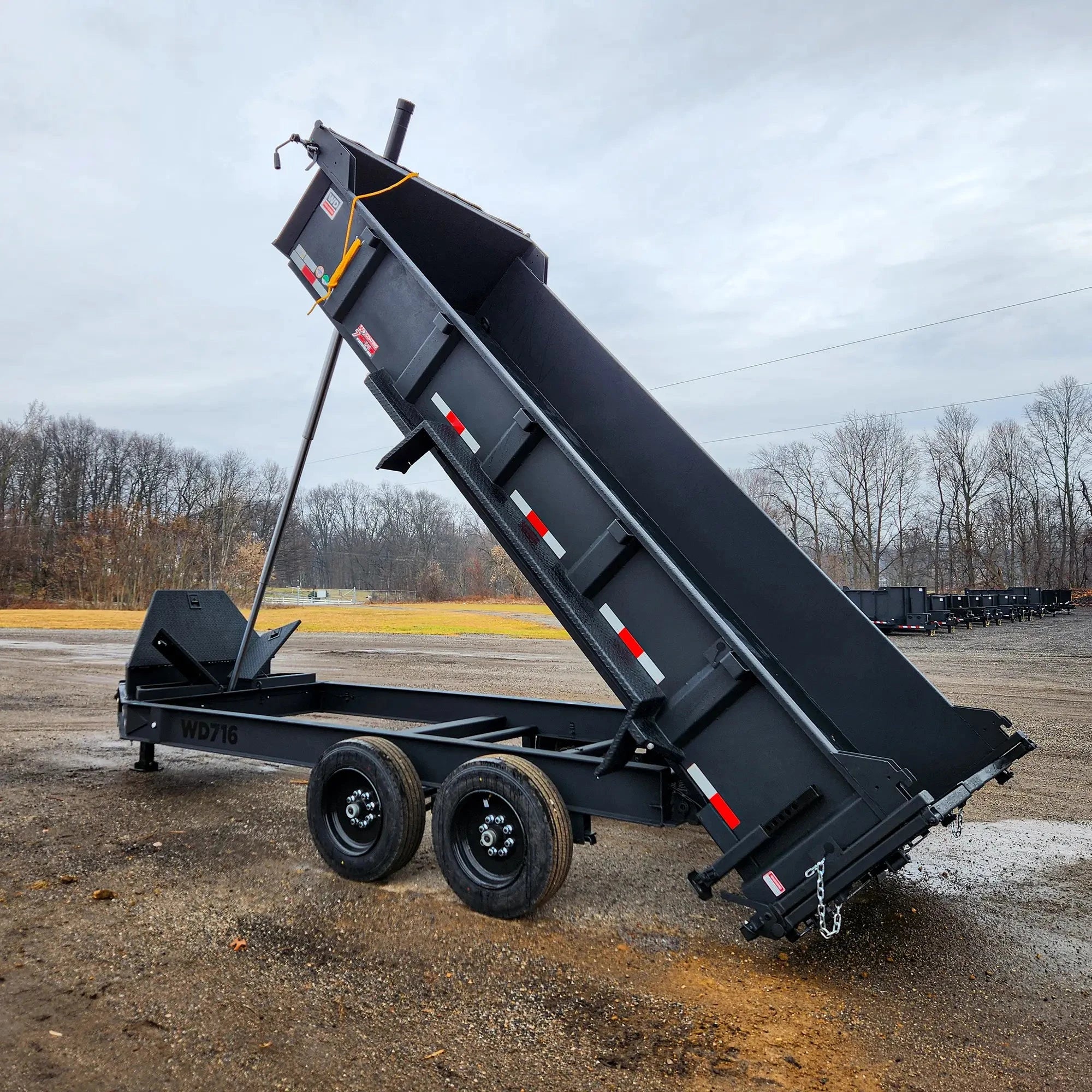 16' Pro-Line Dump Trailer Matte Black | Watchdog