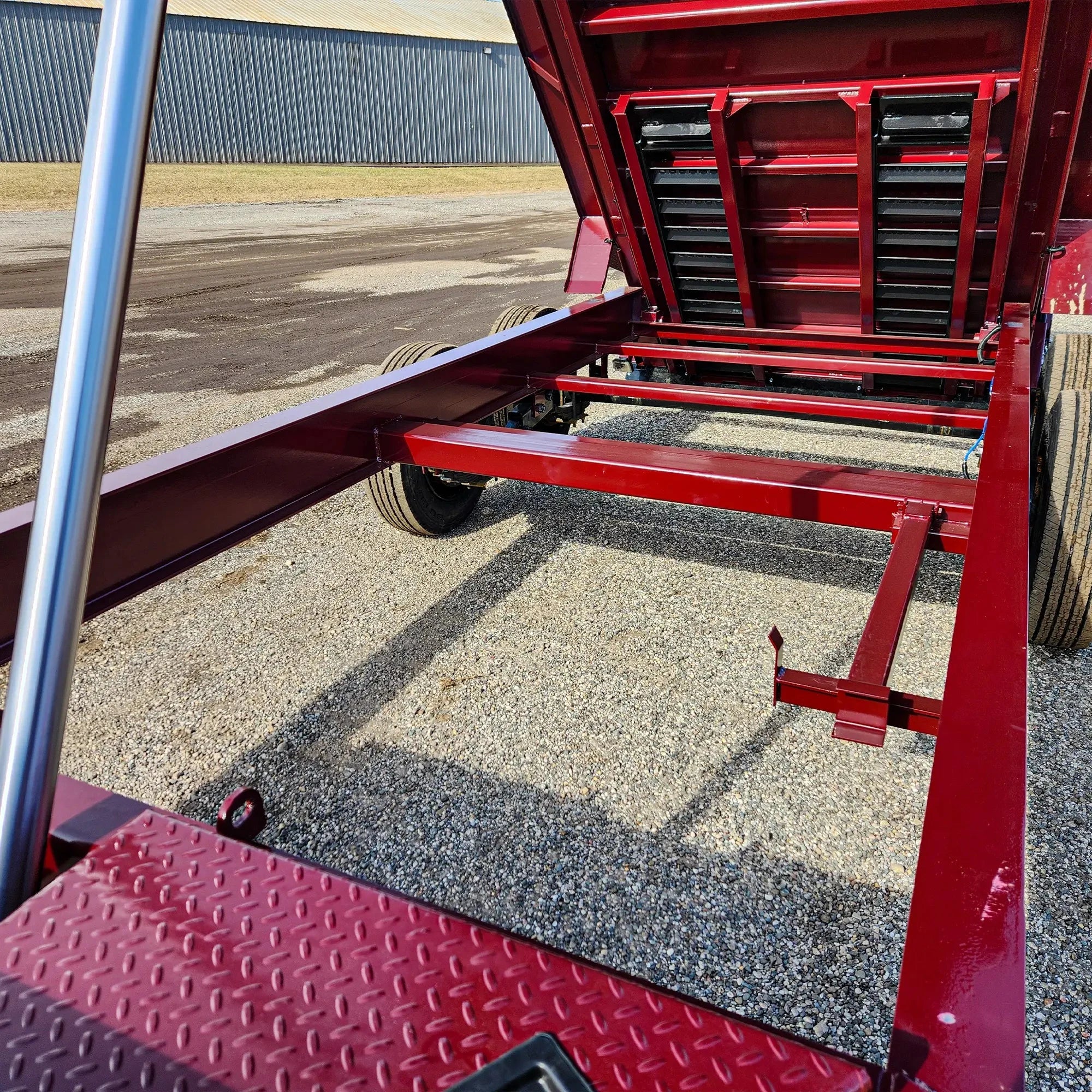 16' Pro-Line Dump Trailer Burgundy | Watchdog