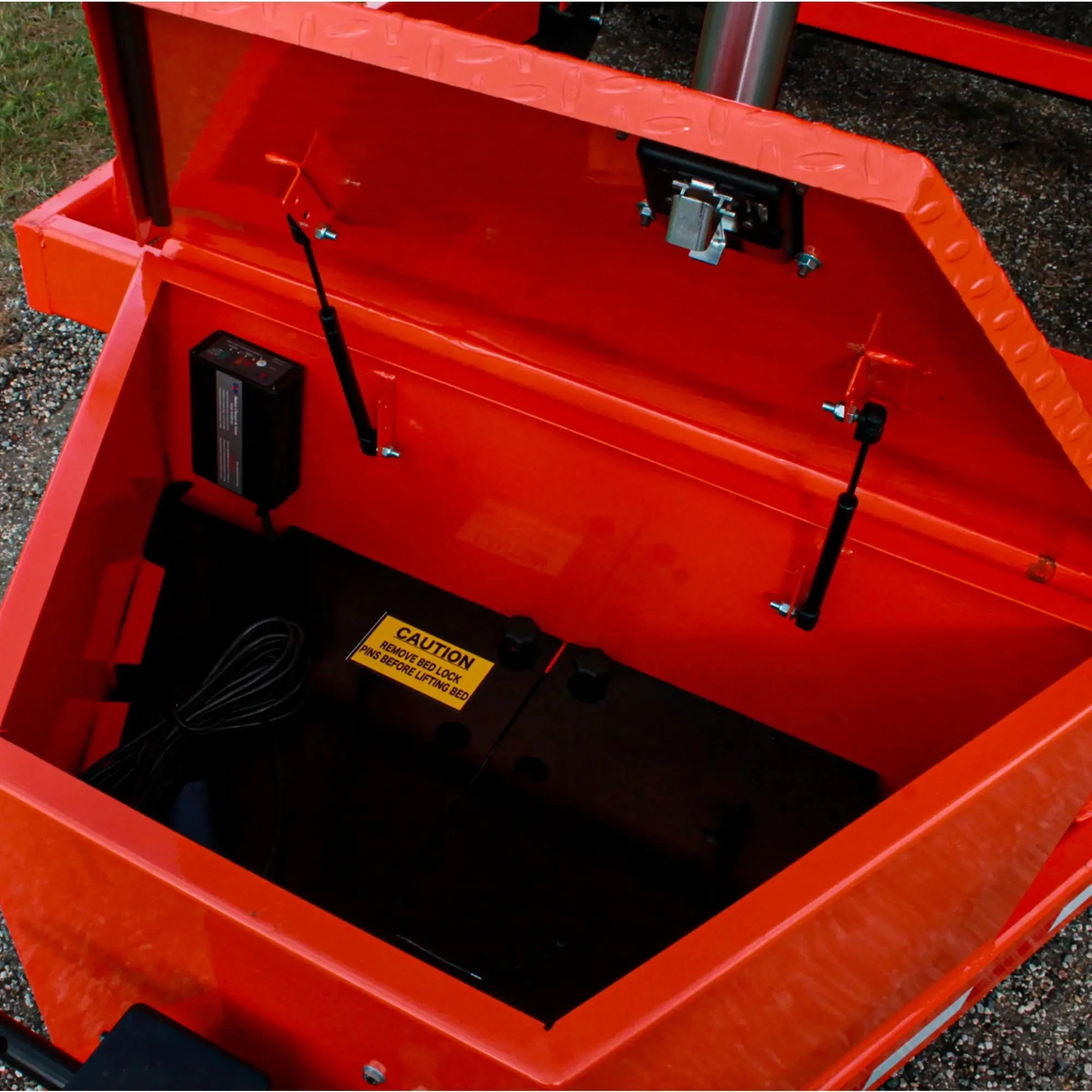 7'x14' Orange WDF Hoss Dump Trailer | Watchdog