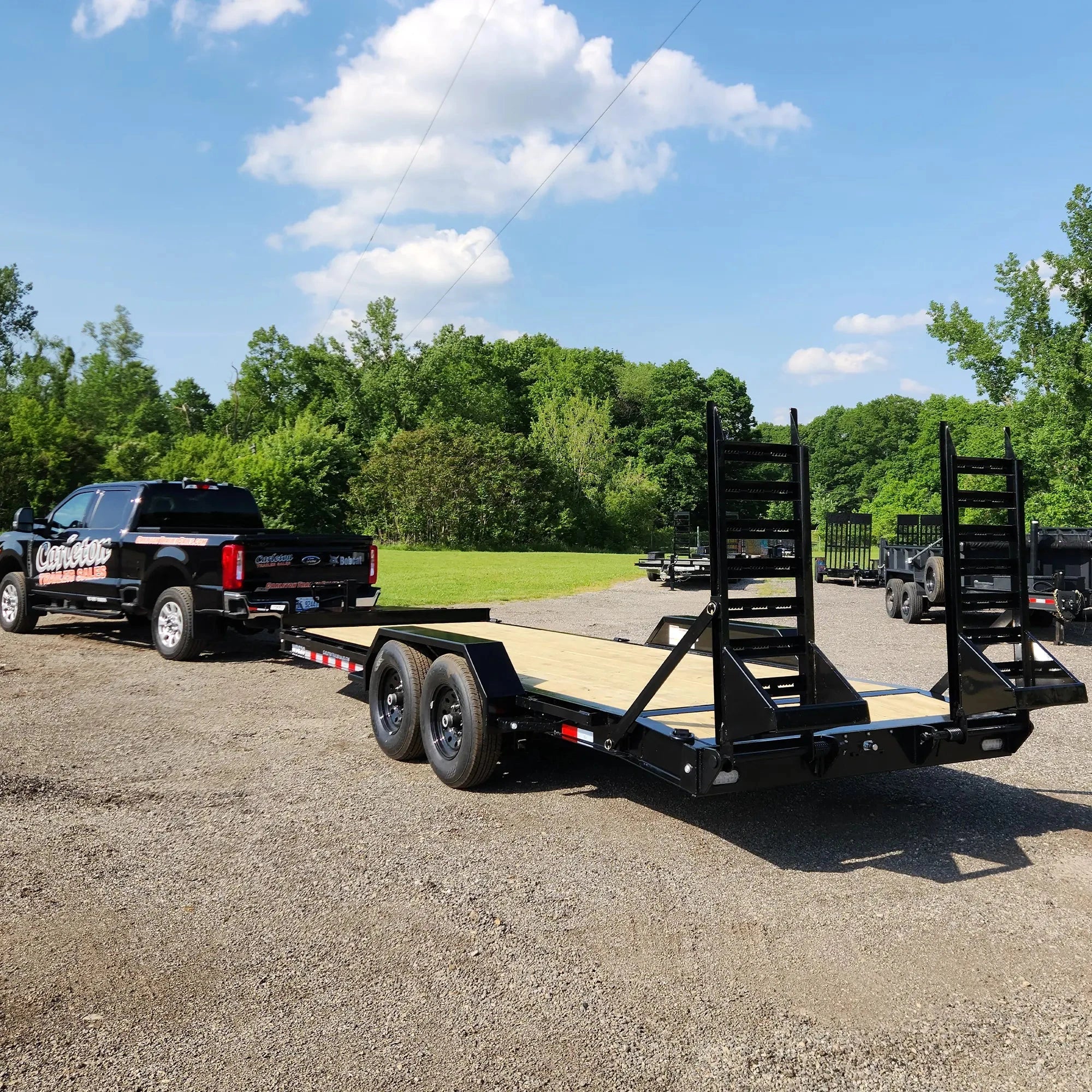 20' Black WDE Equipment Trailer | Watchdog