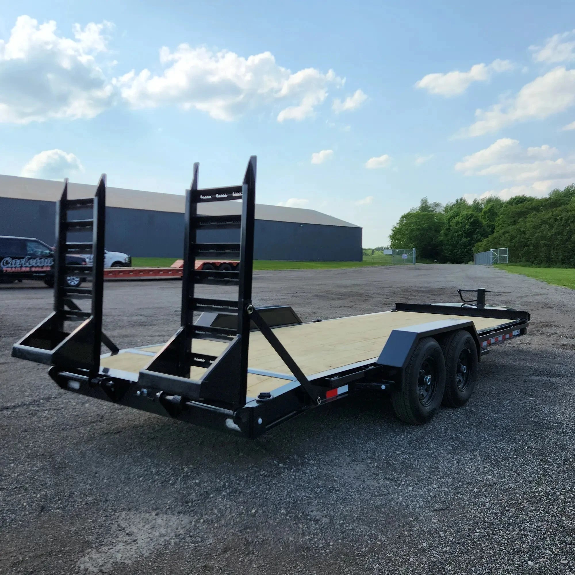 20' Black WDE Equipment Trailer | Watchdog