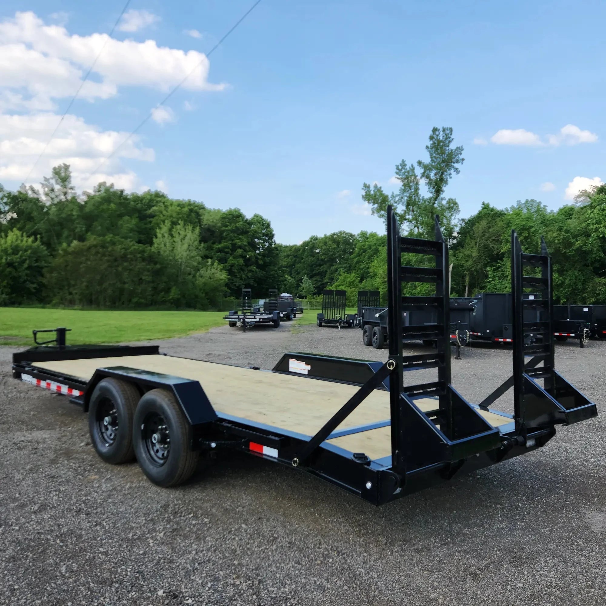 20' Black WDE Equipment Trailer | Watchdog