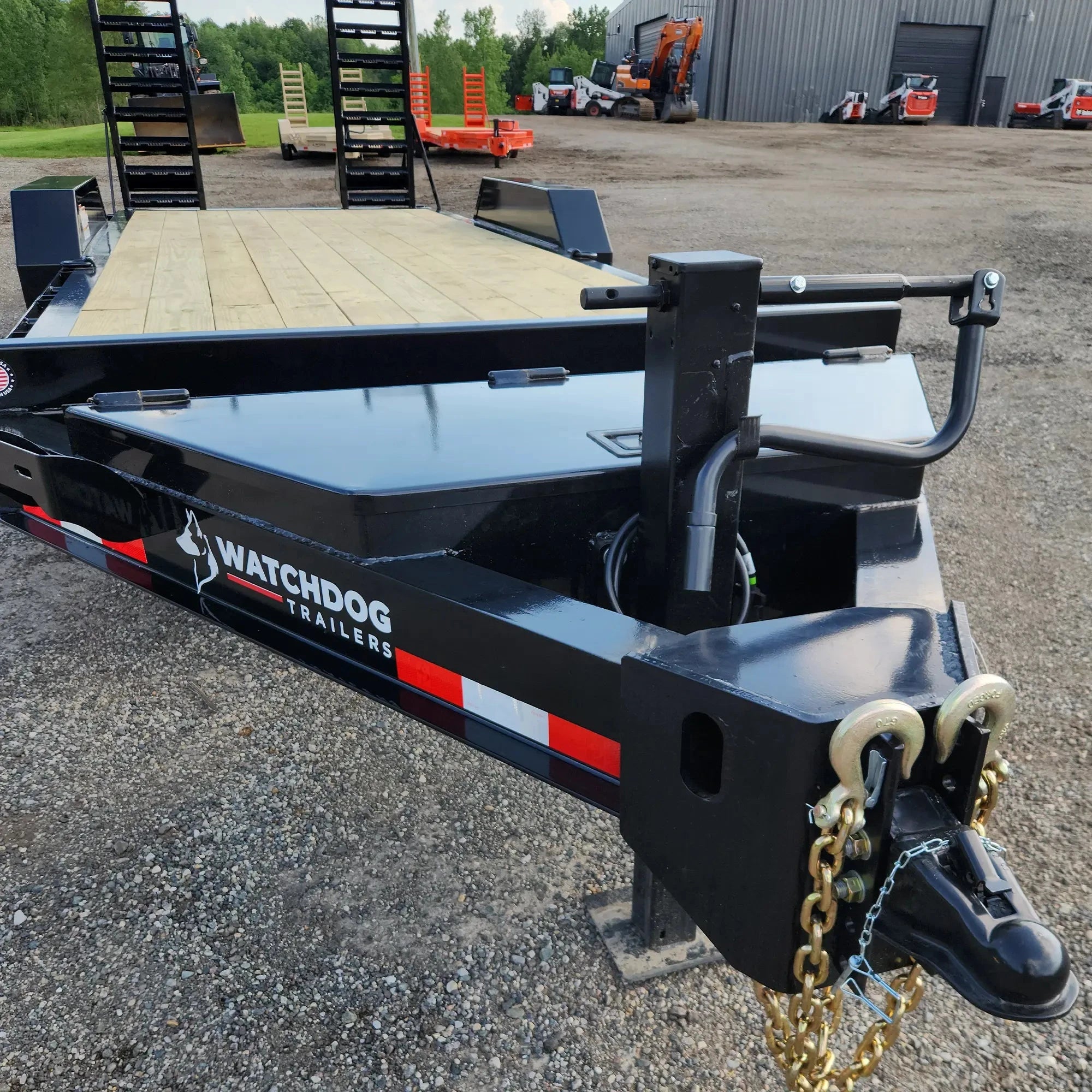 20' Black WDE Equipment Trailer | Watchdog