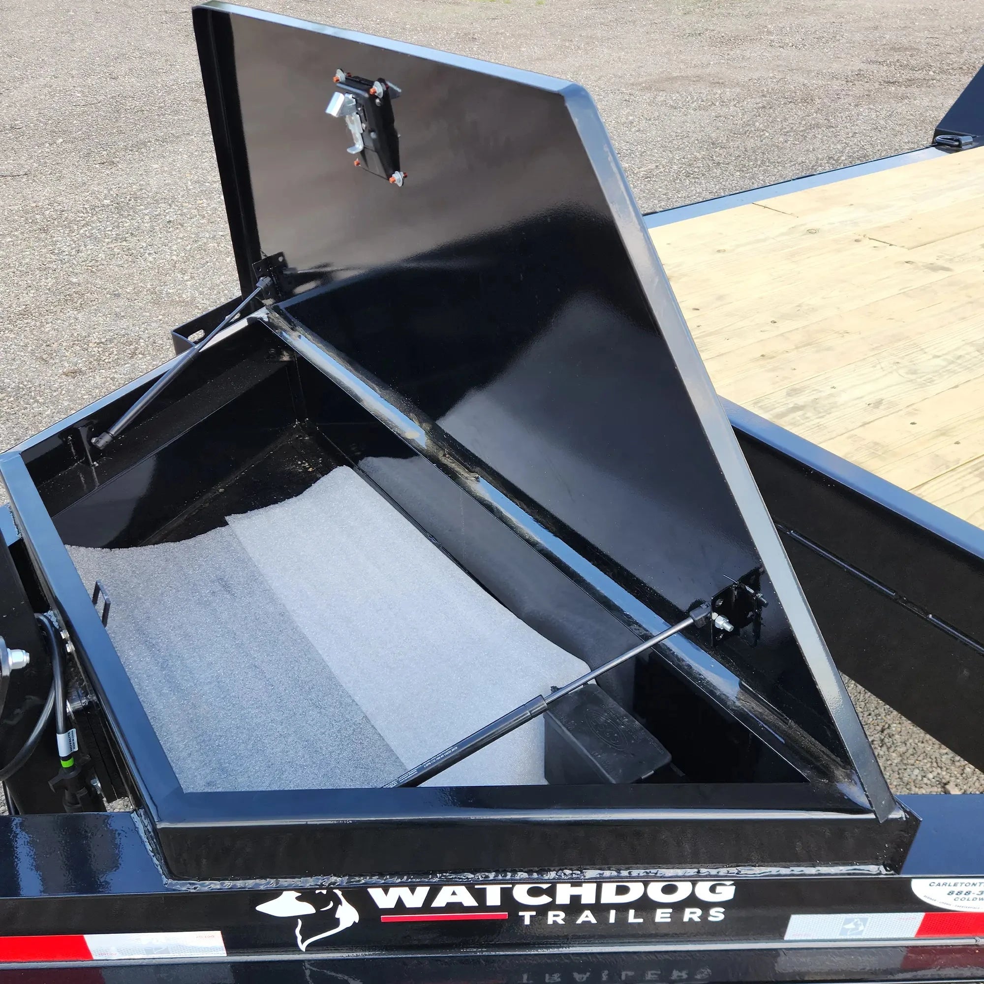 20' Black WDE Equipment Trailer | Watchdog