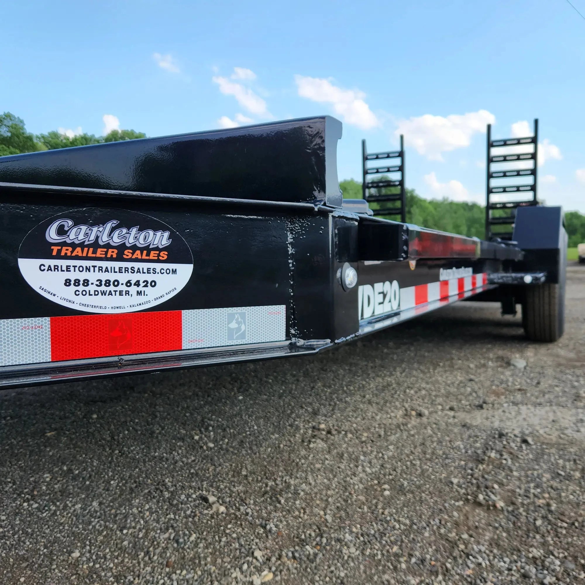 20' Black WDE Equipment Trailer | Watchdog