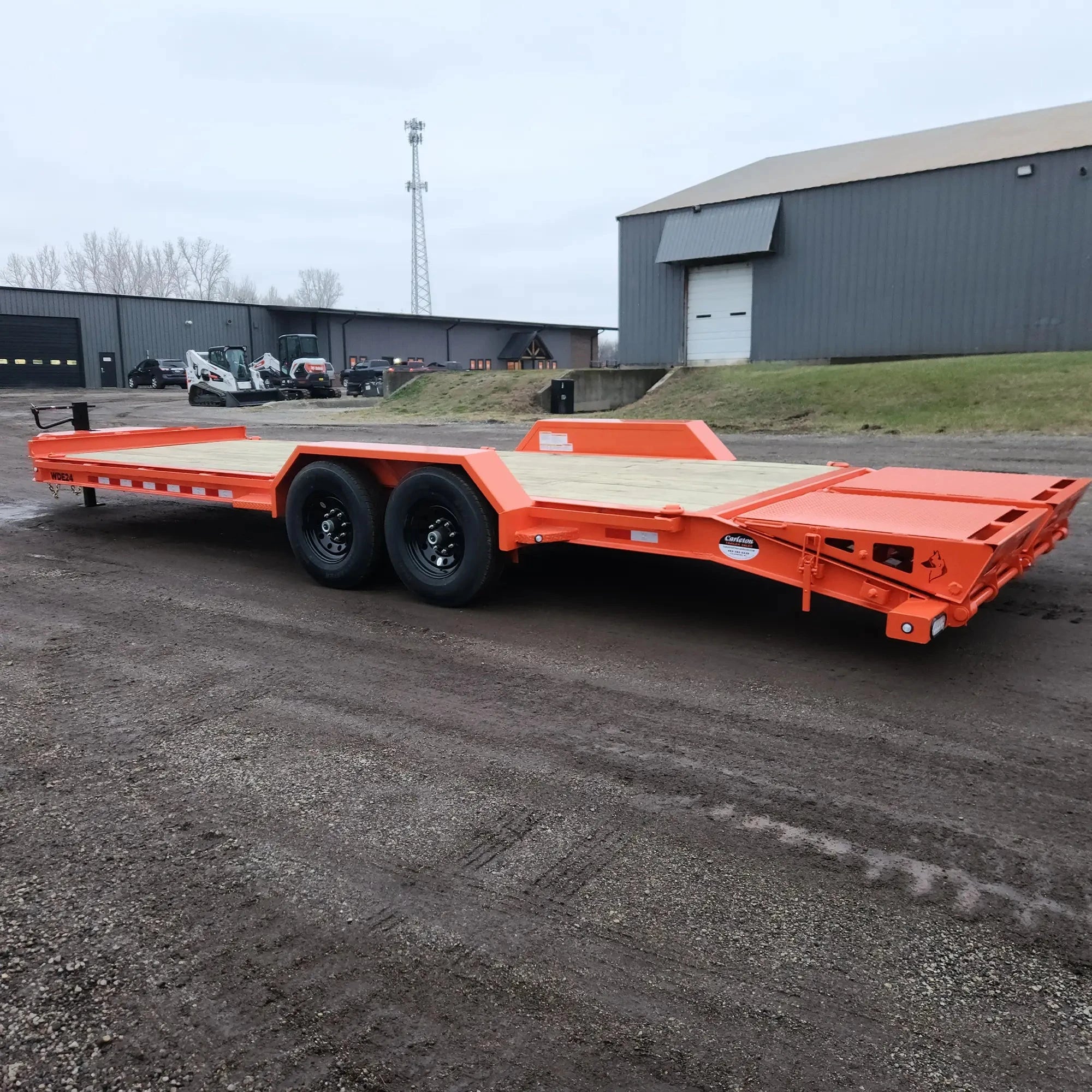 24' Orange WDE Equipment Trailer | Watchdog