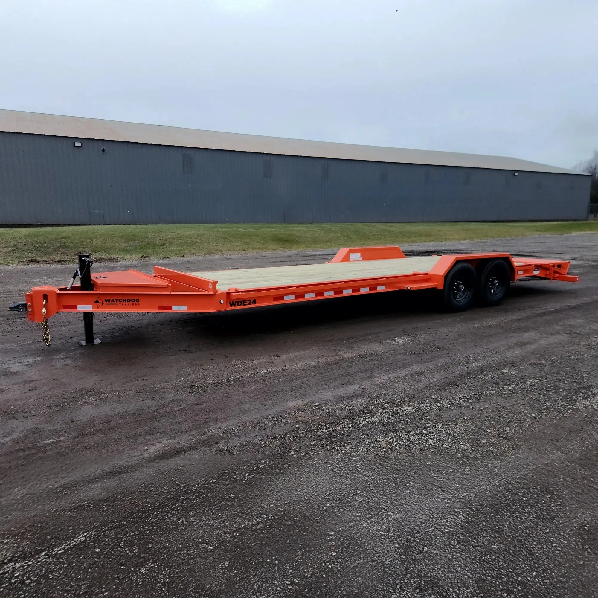 24' Orange WDE Equipment Trailer | Watchdog
