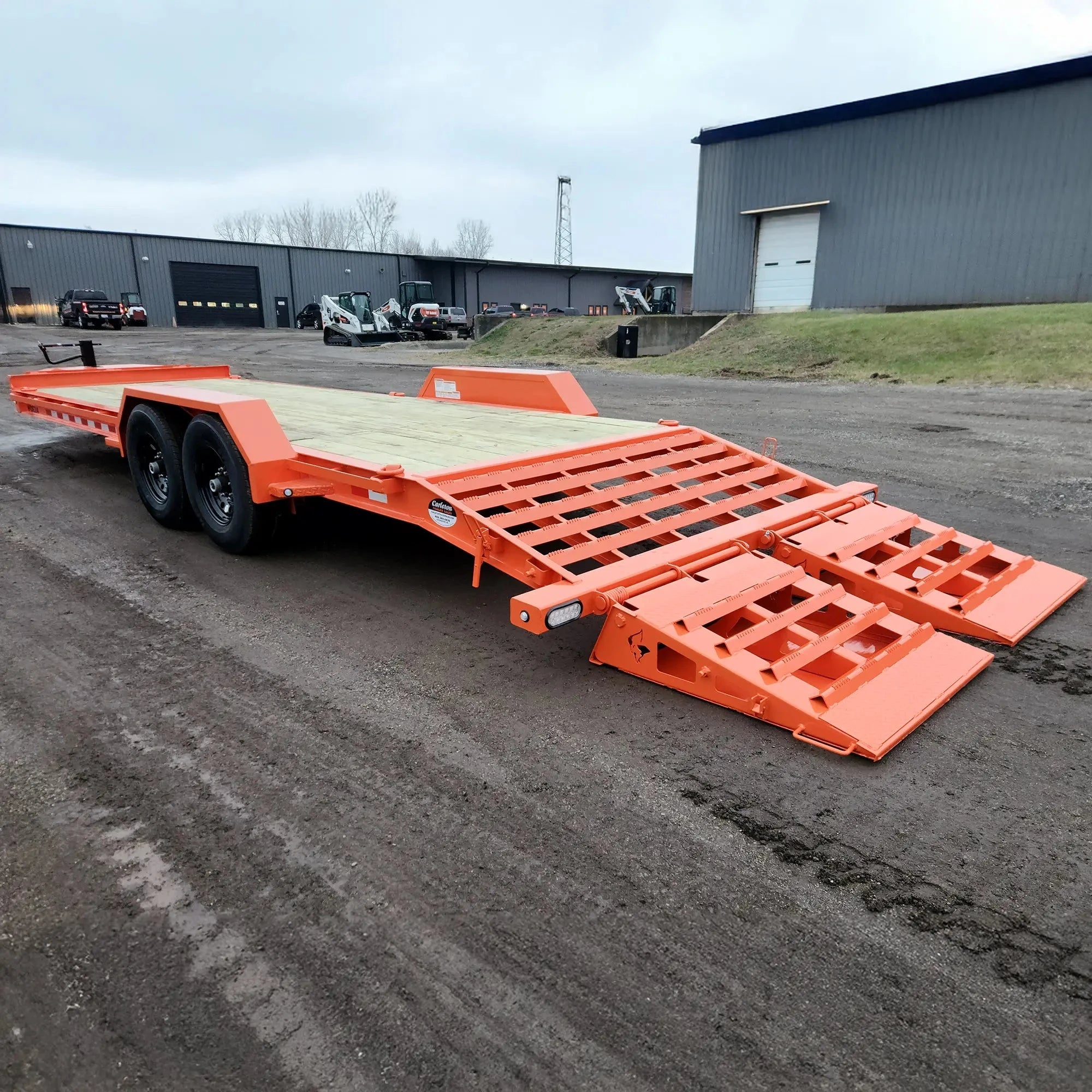 24' Orange WDE Equipment Trailer | Watchdog