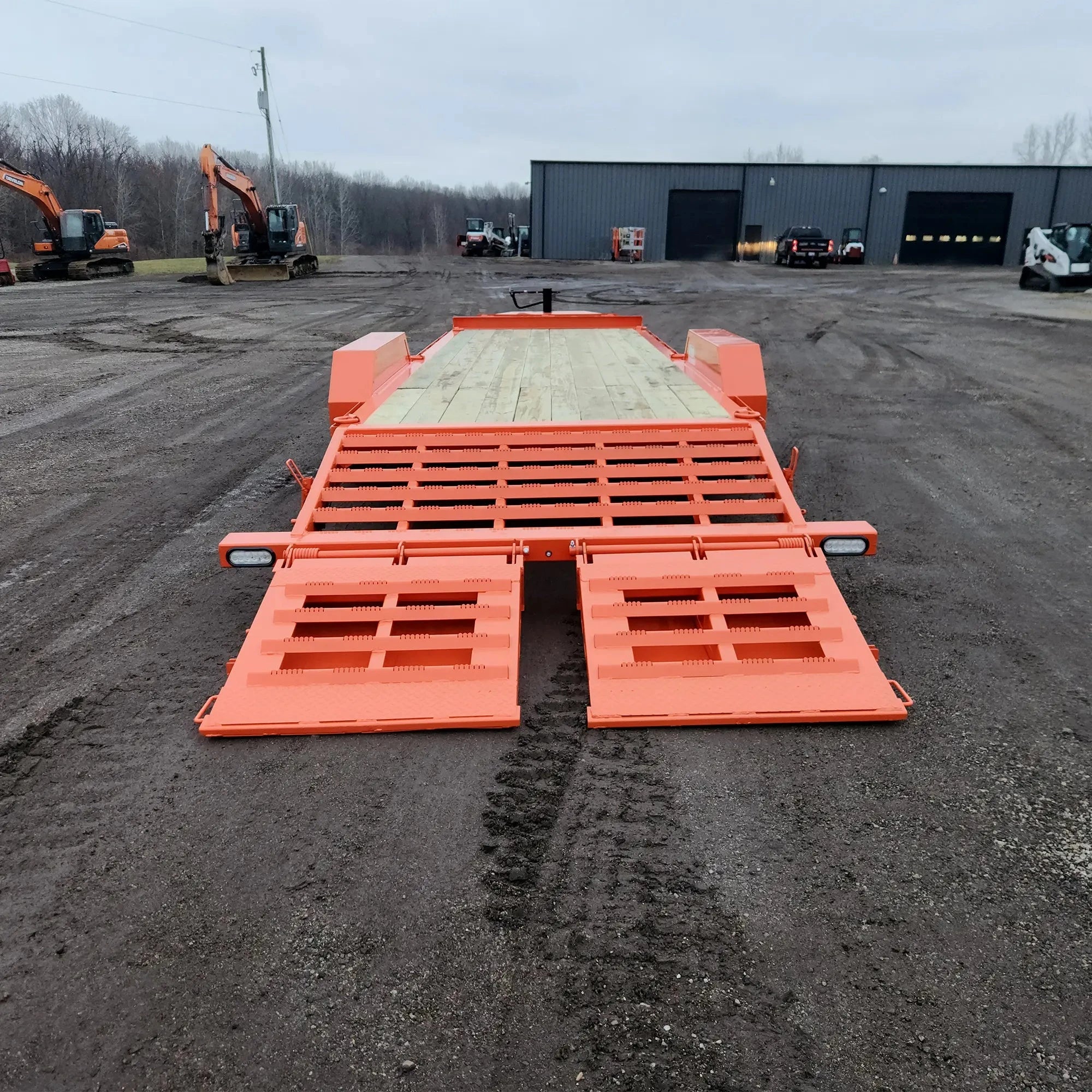 24' Orange WDE Equipment Trailer | Watchdog