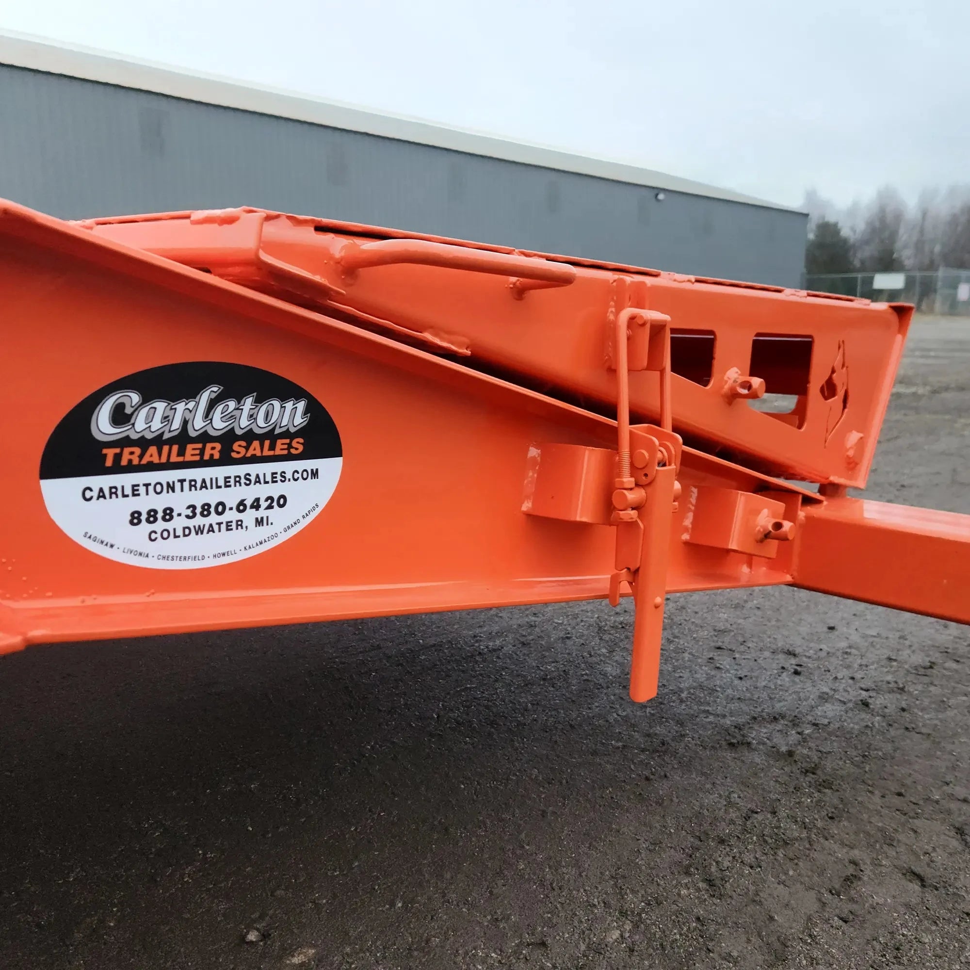 24' Orange WDE Equipment Trailer | Watchdog