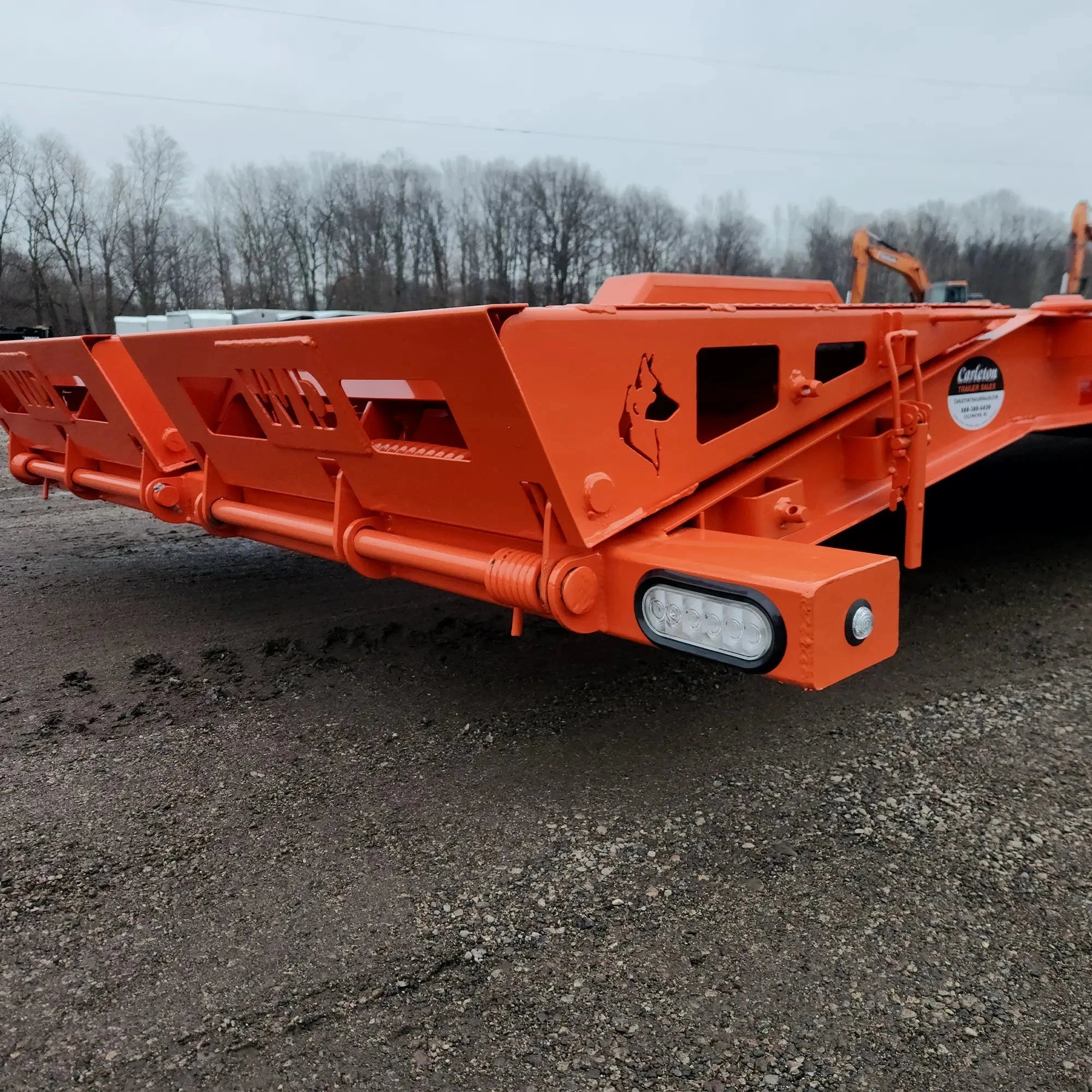 24' Orange WDE Equipment Trailer | Watchdog