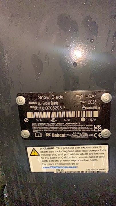 SNOW BLADE 60" - 78862