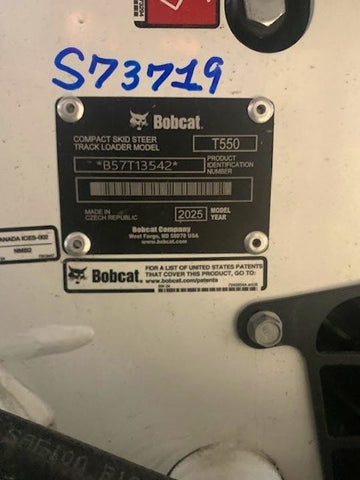 Bobcat T550 compact track loader