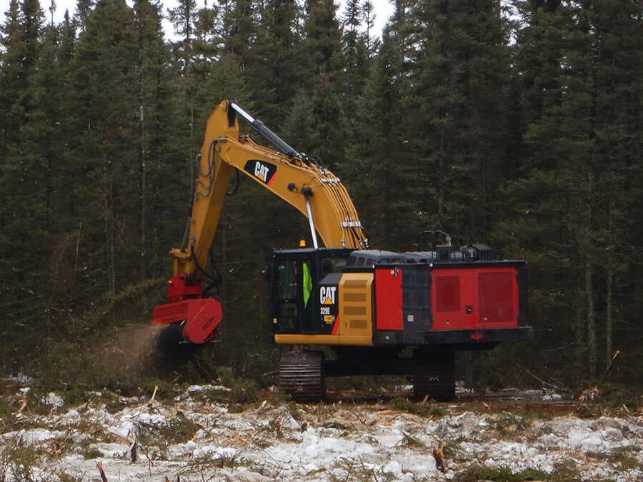 Bull Hog Excavator Mulching Head | Fecon