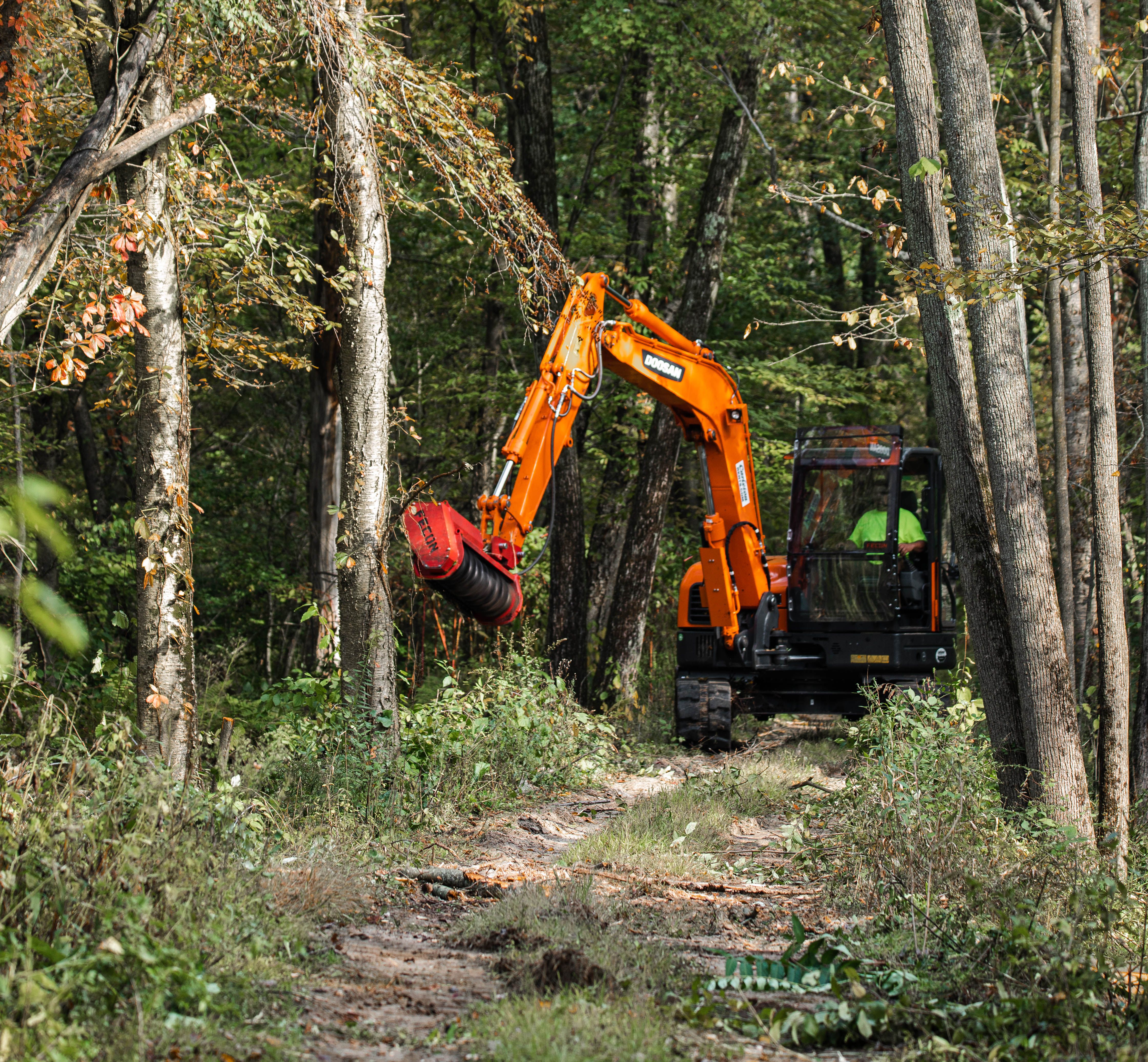 8.5 Ton Excavator Forestry Package - Rental