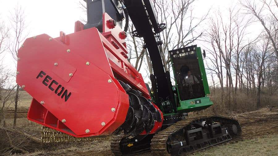 Bull Hog Excavator Mulching Head | Fecon