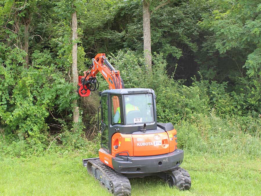 Bull Hog Excavator Mulching Head | Fecon