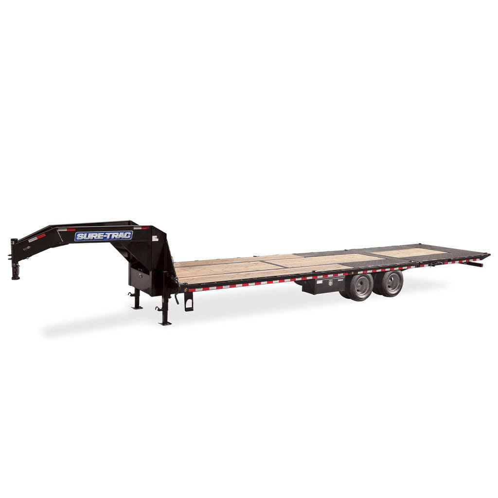 HD Low Profile Power Hydraulic Beavertail Deckover Trailer | Sure-Trac